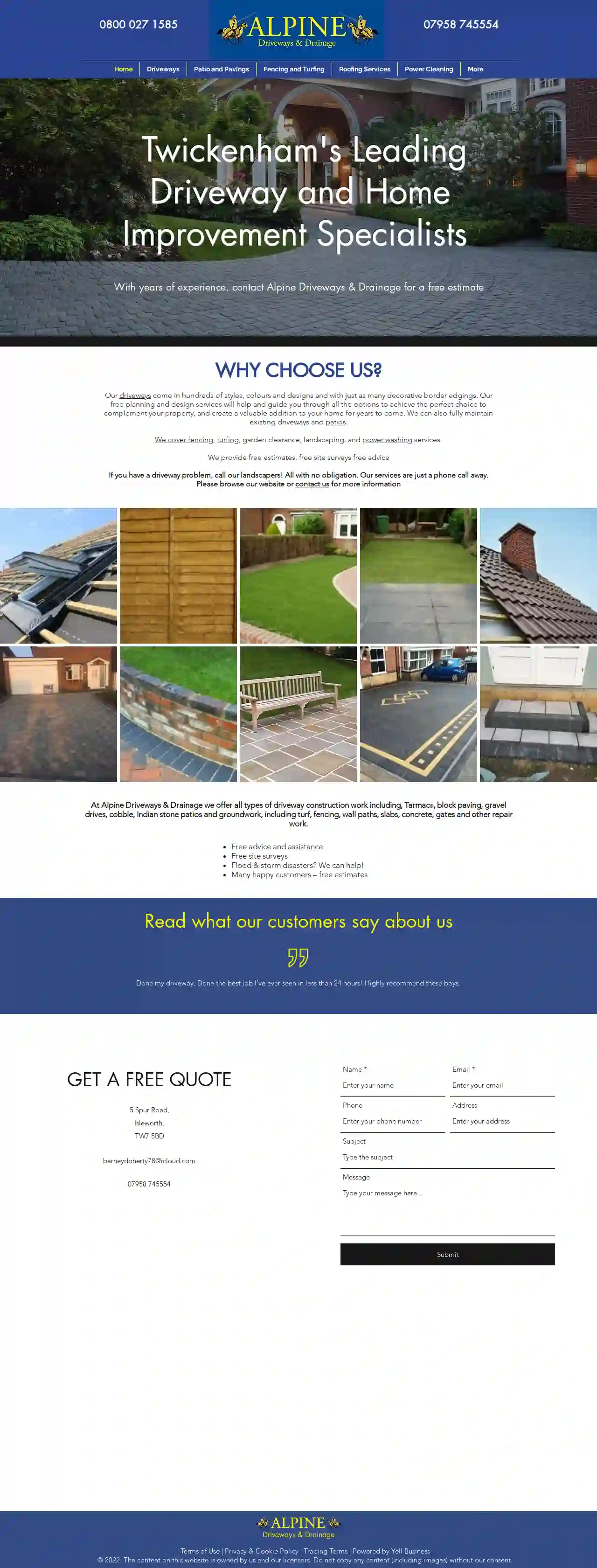 Alpine Driveways & roofing Ltd