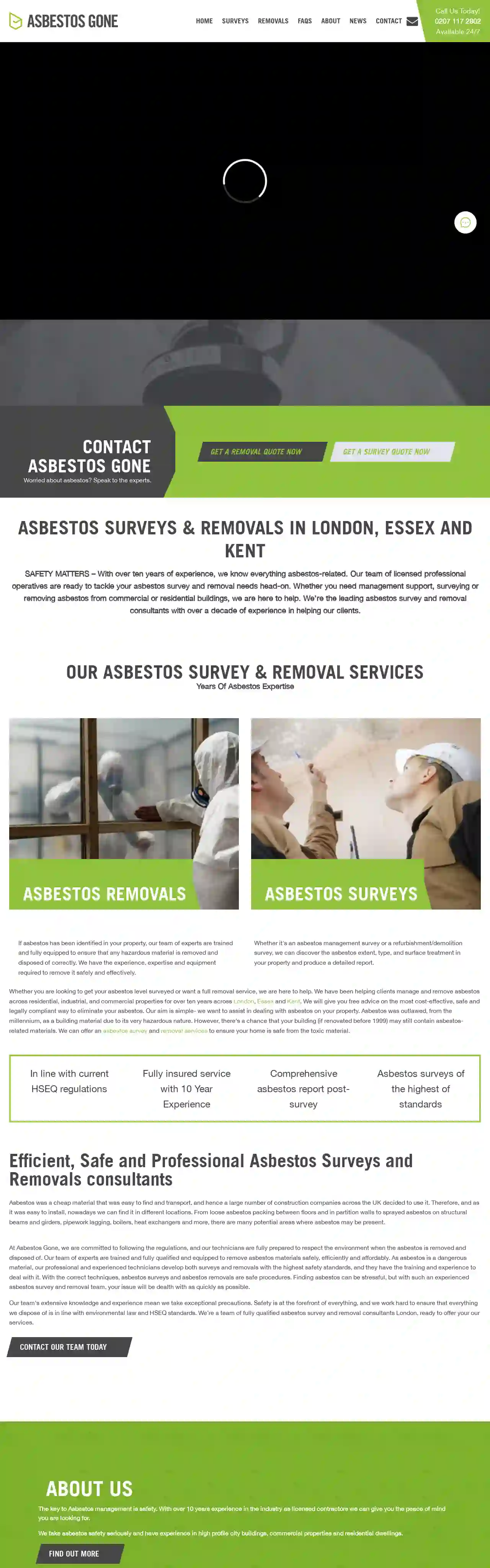 Asbestos Gone | Asbestos Removals & Surveys In London, Essex & Kent