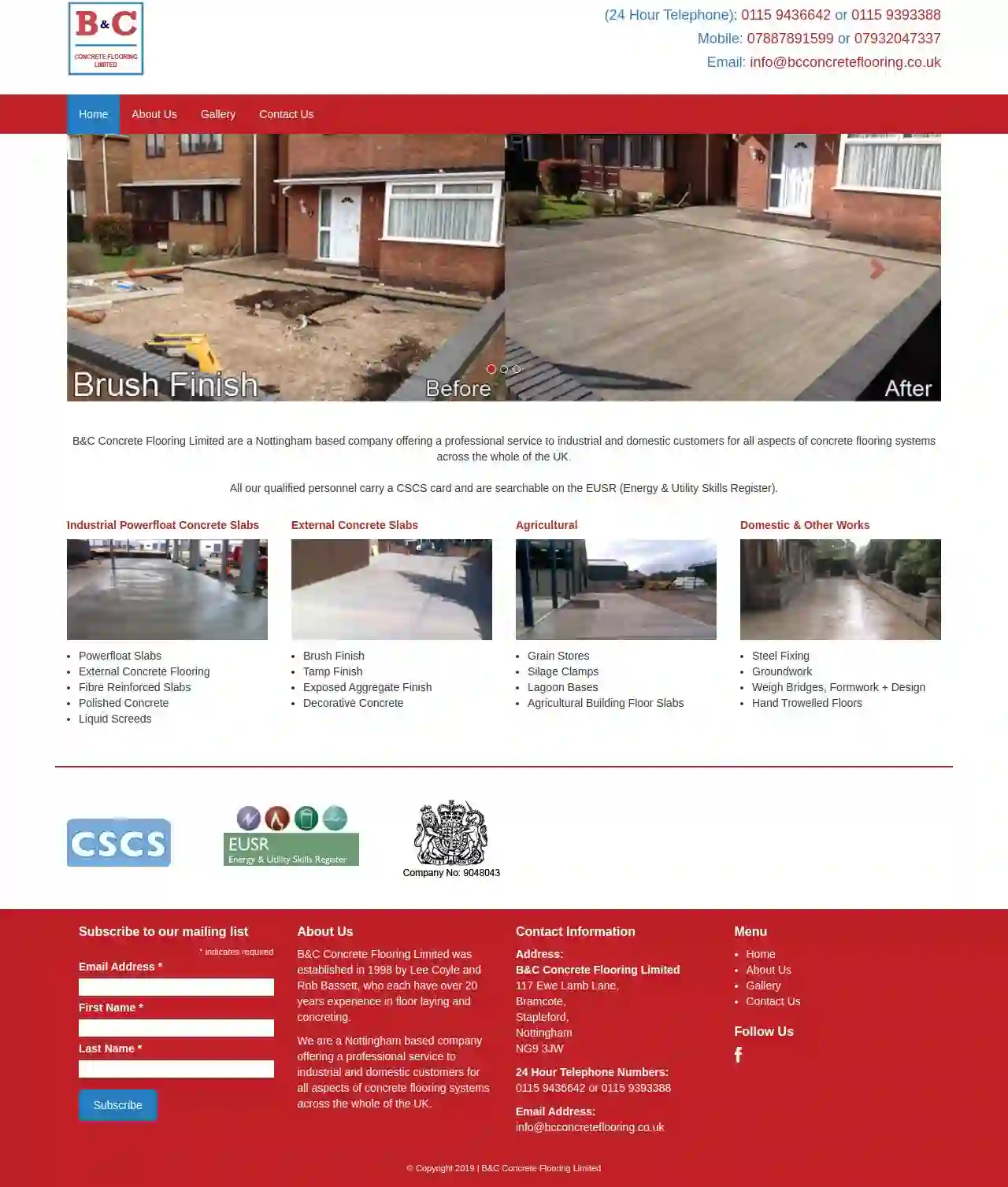 B & C Concrete Flooring Systems