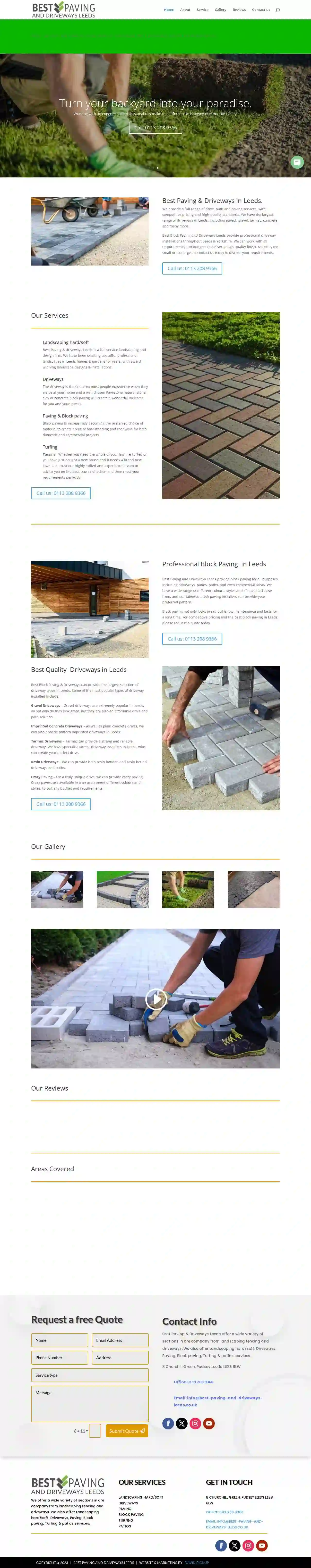 Best Paving and Driveways Leeds