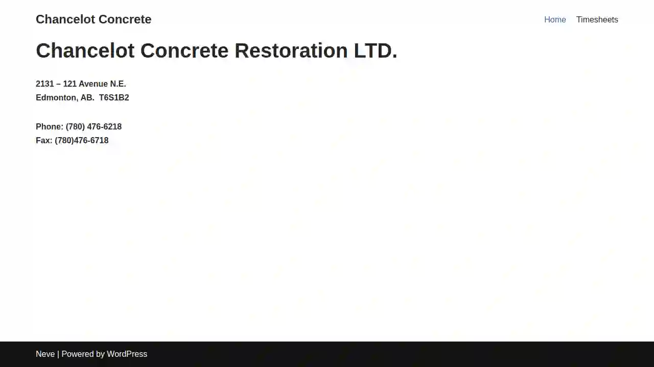 Chancelot Concrete Restoration Ltd