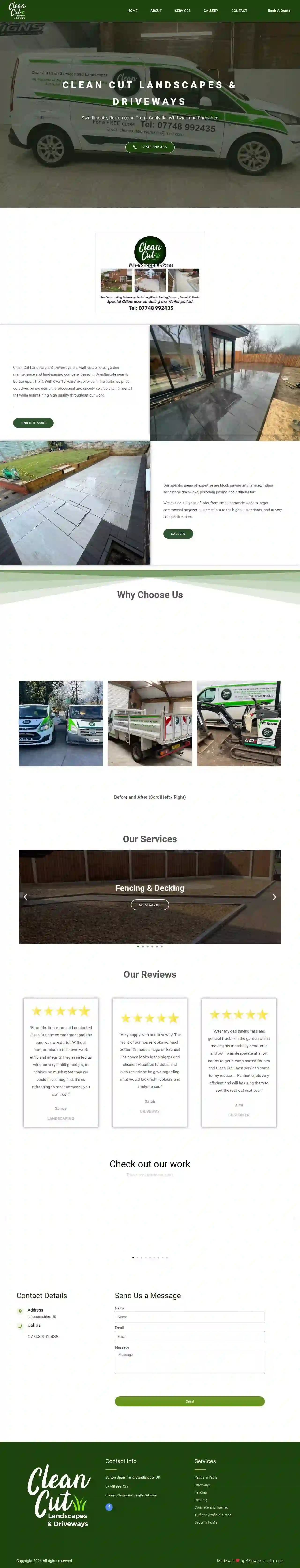 Clean Cut Landscapes & Driveways (Swadlincote, Burton Upon Trent)