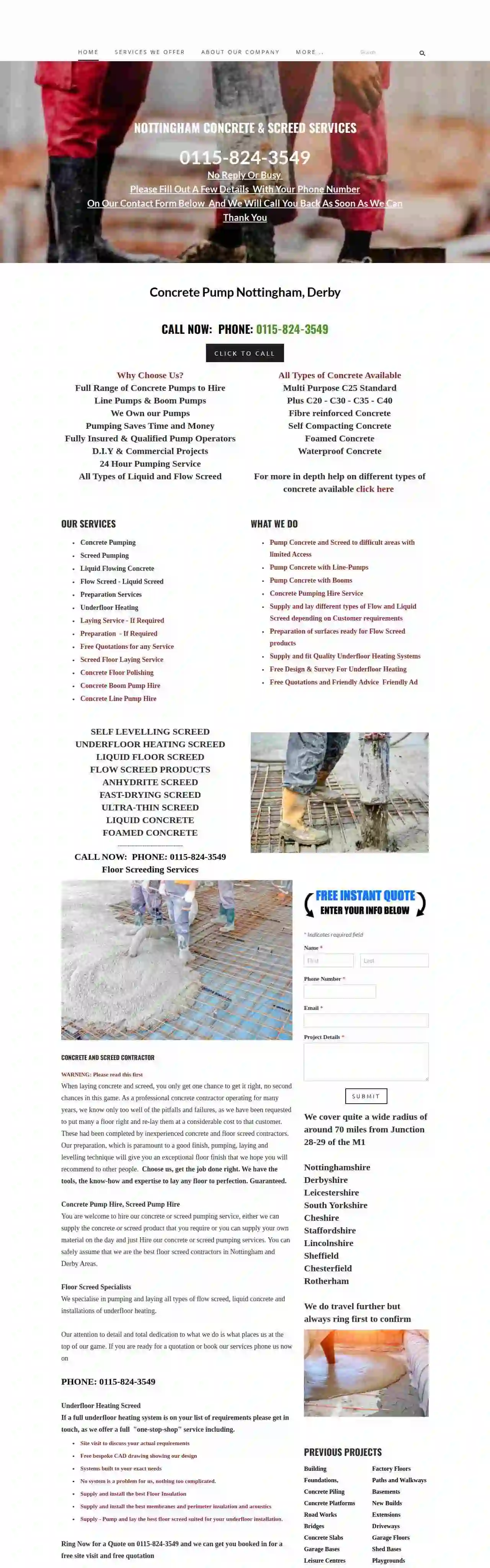 Nottingham Concrete & Screed Services