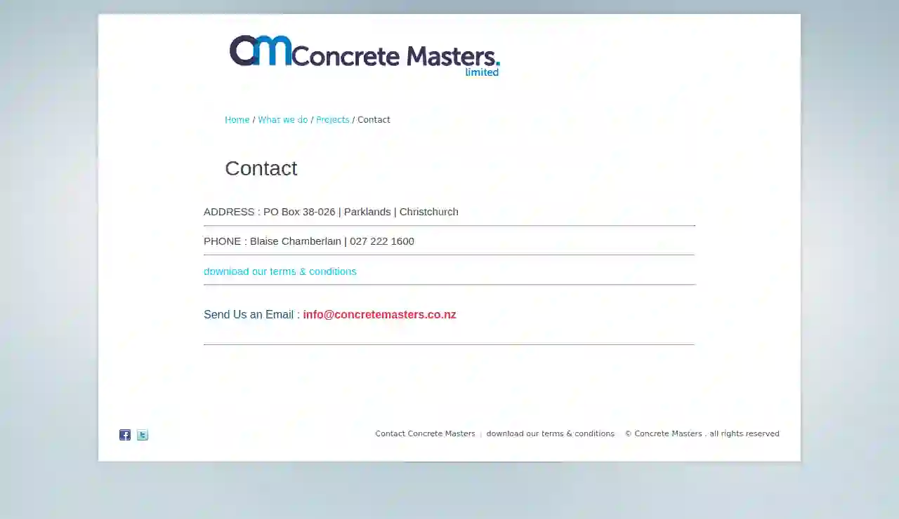 CM Concrete Masters