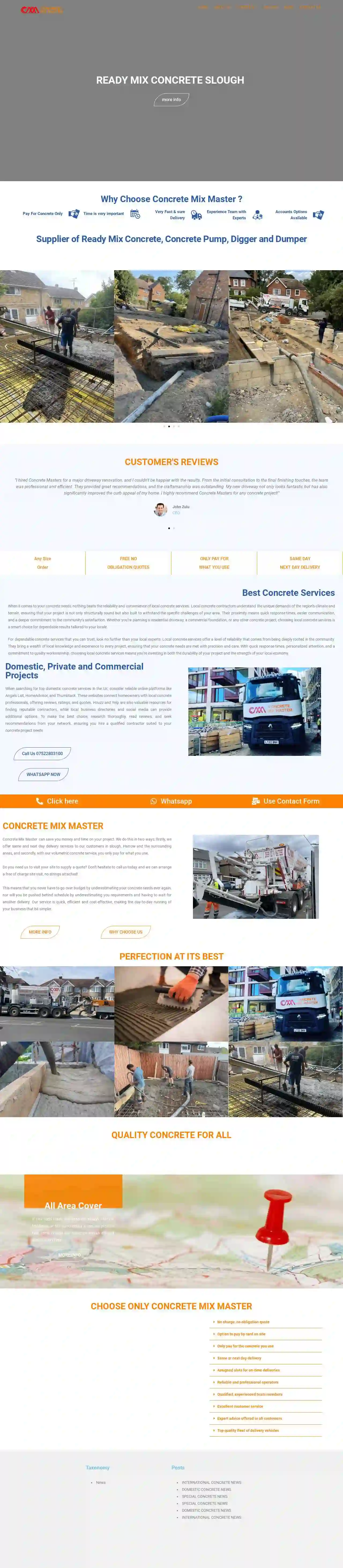 Concrete Mix Master Ltd - Ready Mix Concrete Suppliers Windsor, Concrete Suppliers Slough