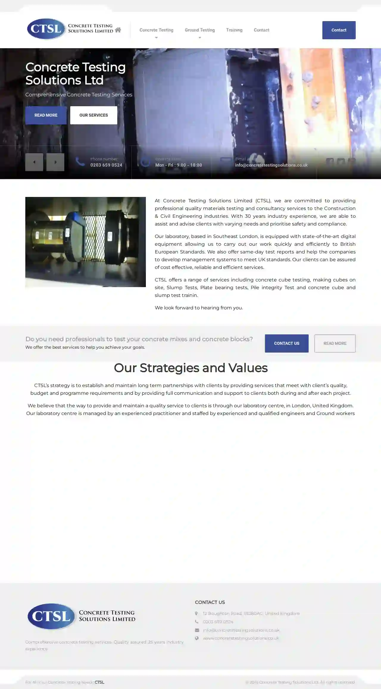 Concrete Testing Solutions Limited
