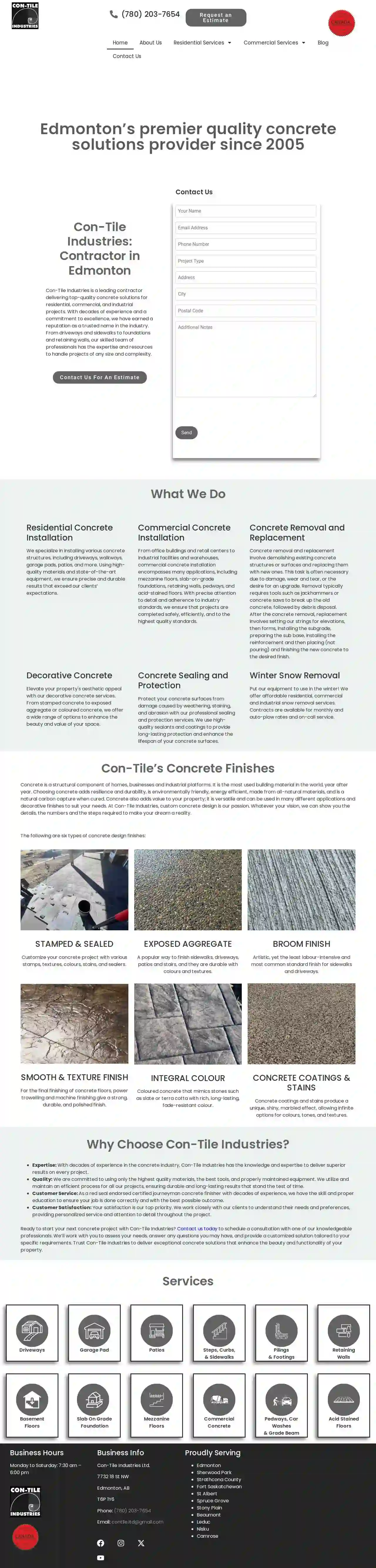 Con-Tile Industries Ltd