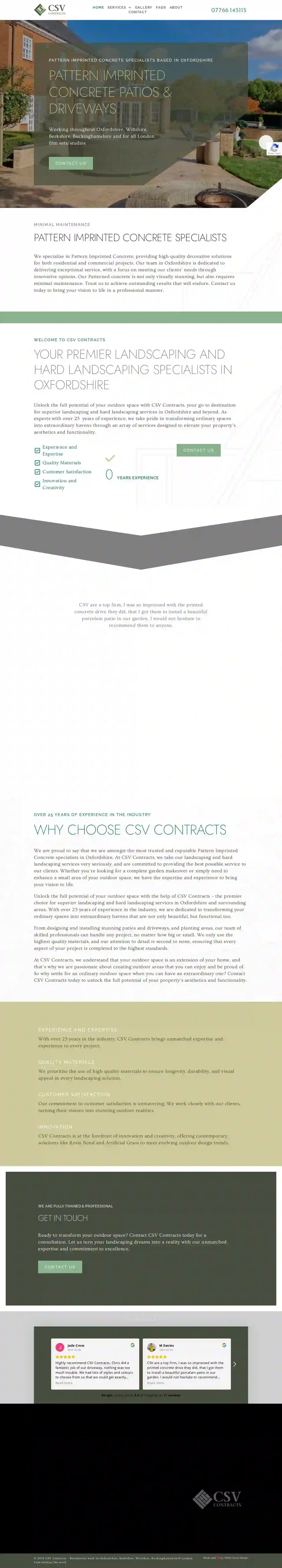 CSV Contracts - Pattern Imprinted Concrete Specialists