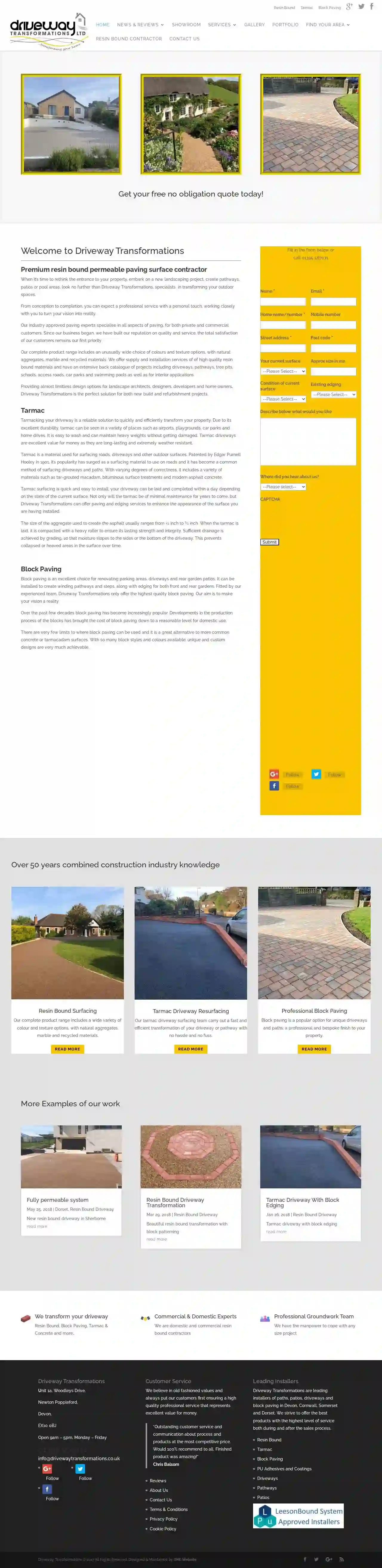 Driveway Transformations Ltd