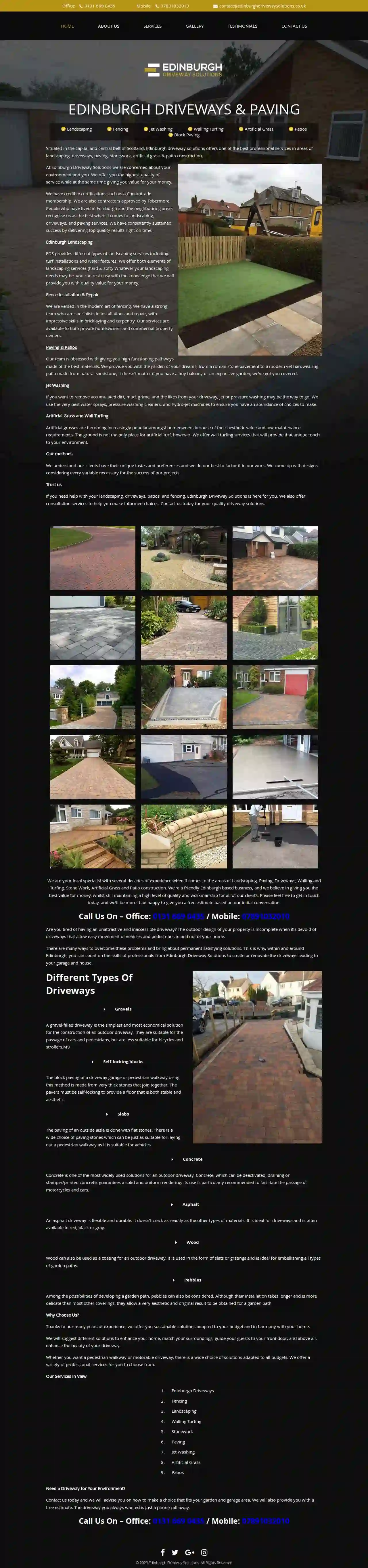 Edinburgh Driveway Solutions