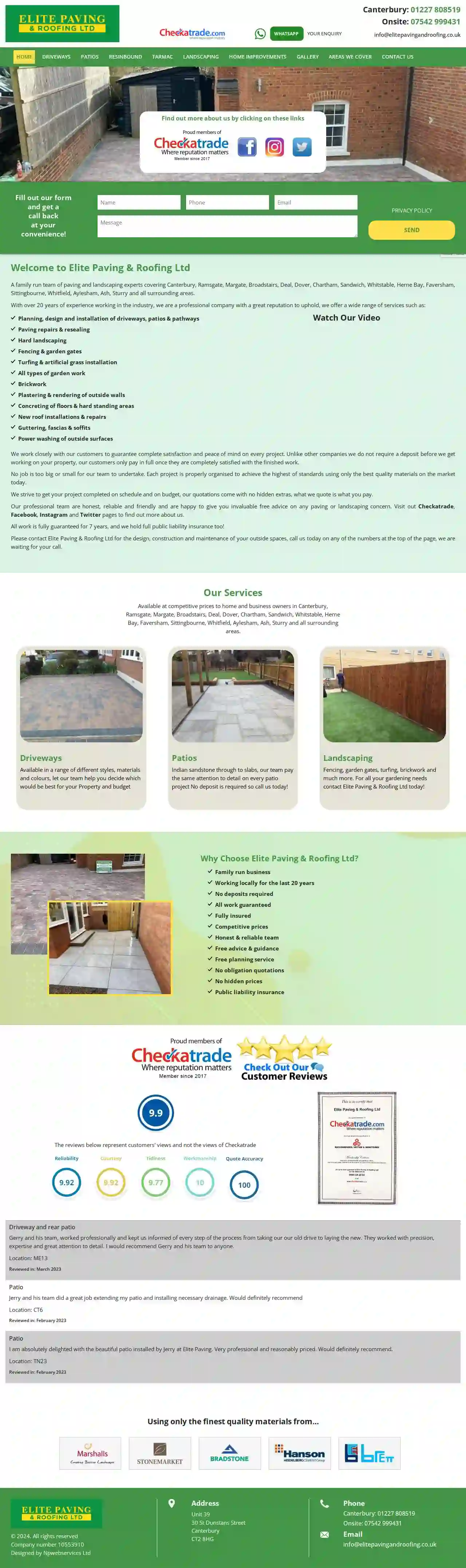 Elite Paving & Roofing Ltd