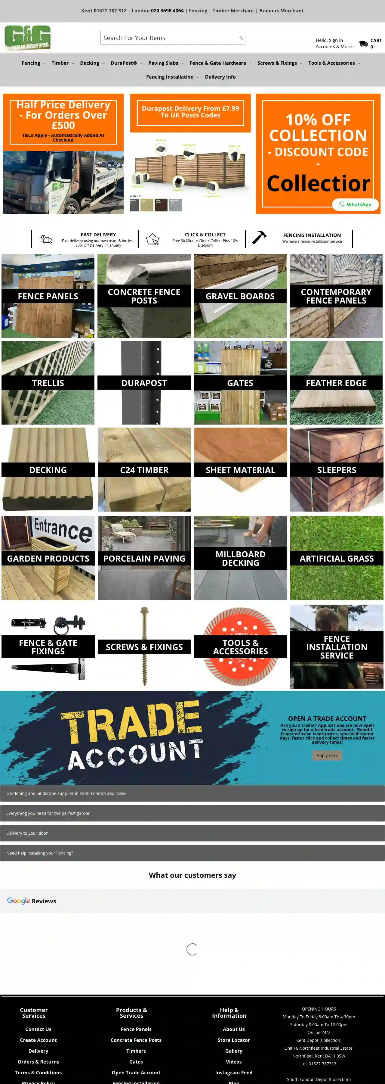 G&G Fencing & Landscaping Supplies