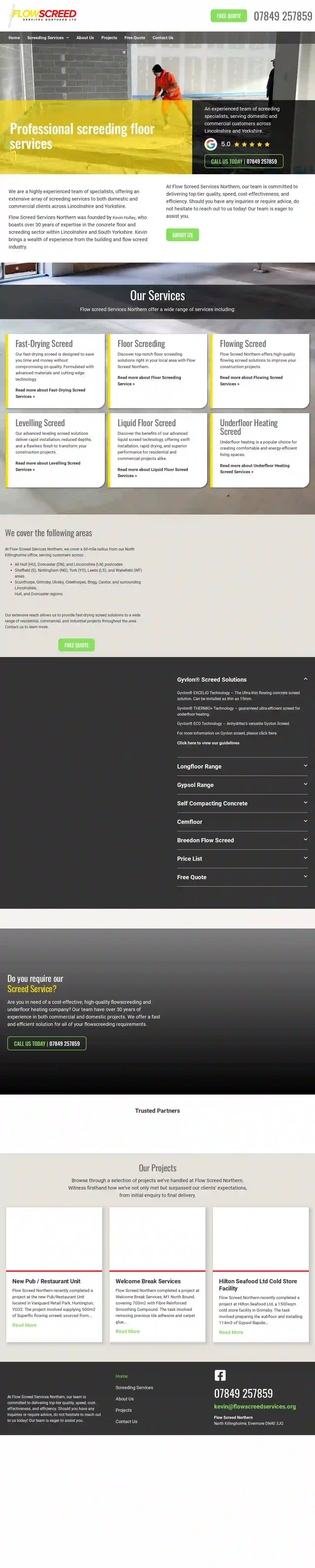 Flow Screed Services Northern Ltd
