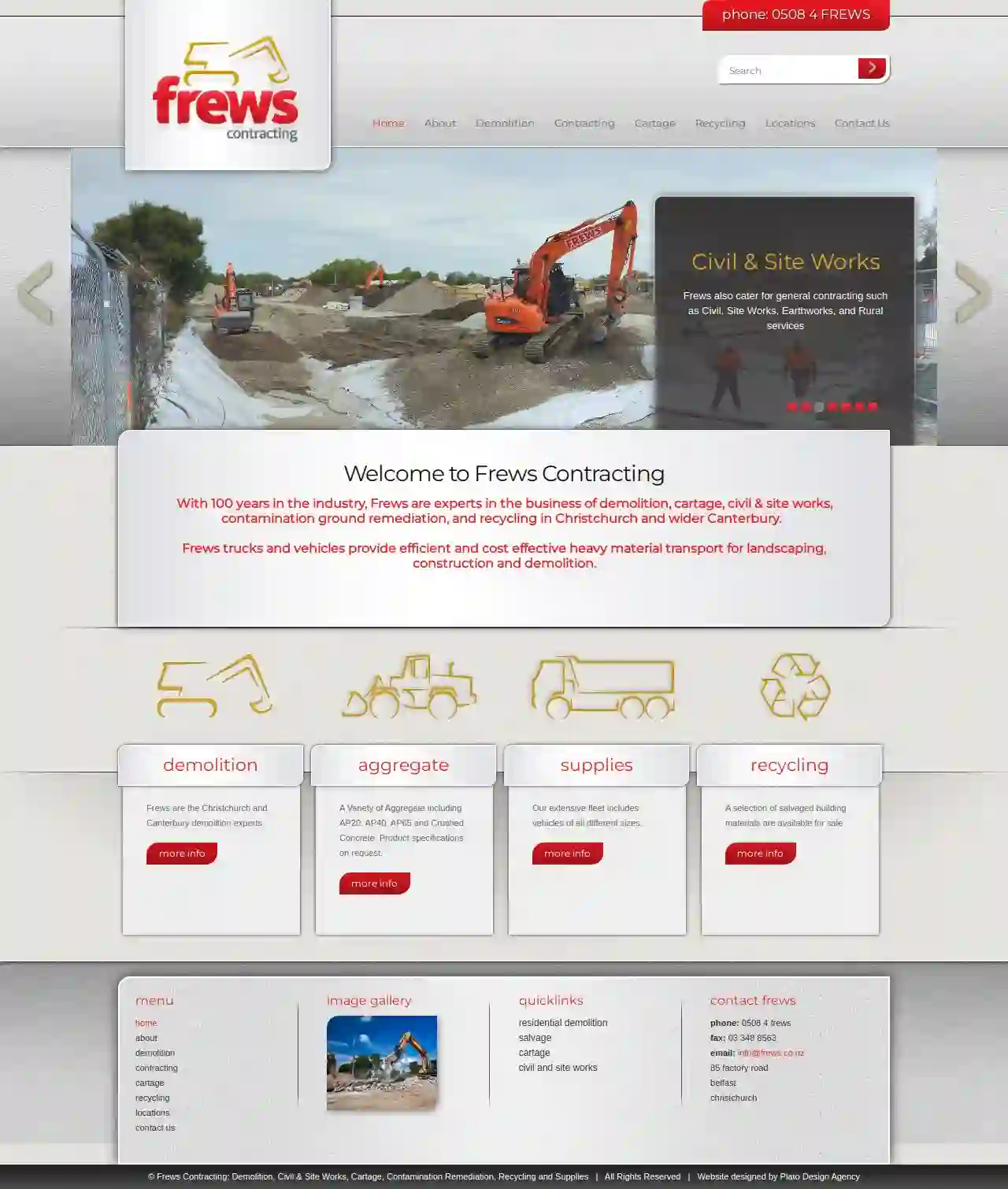 Frews Contracting - Factory Rd Yard