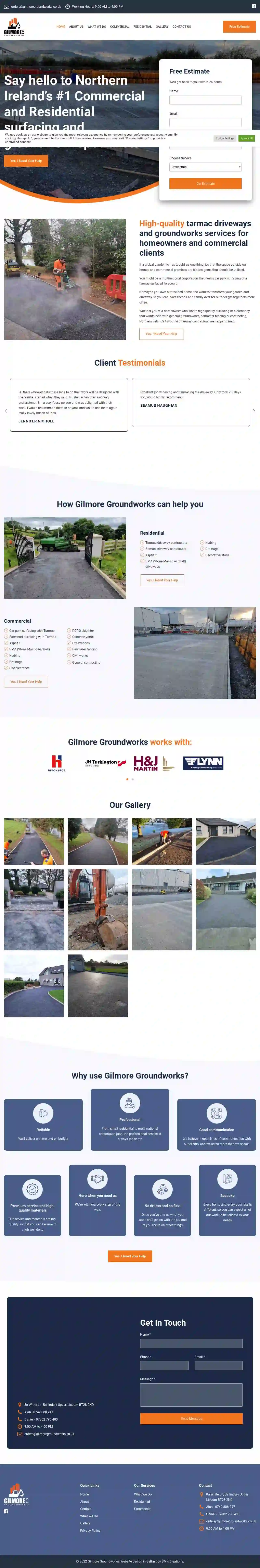 Gilmore Groundworks Ltd