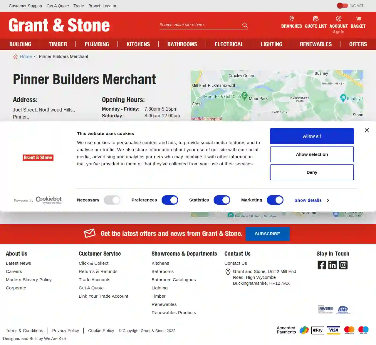 Grant & Stone Pinner Builders Merchants