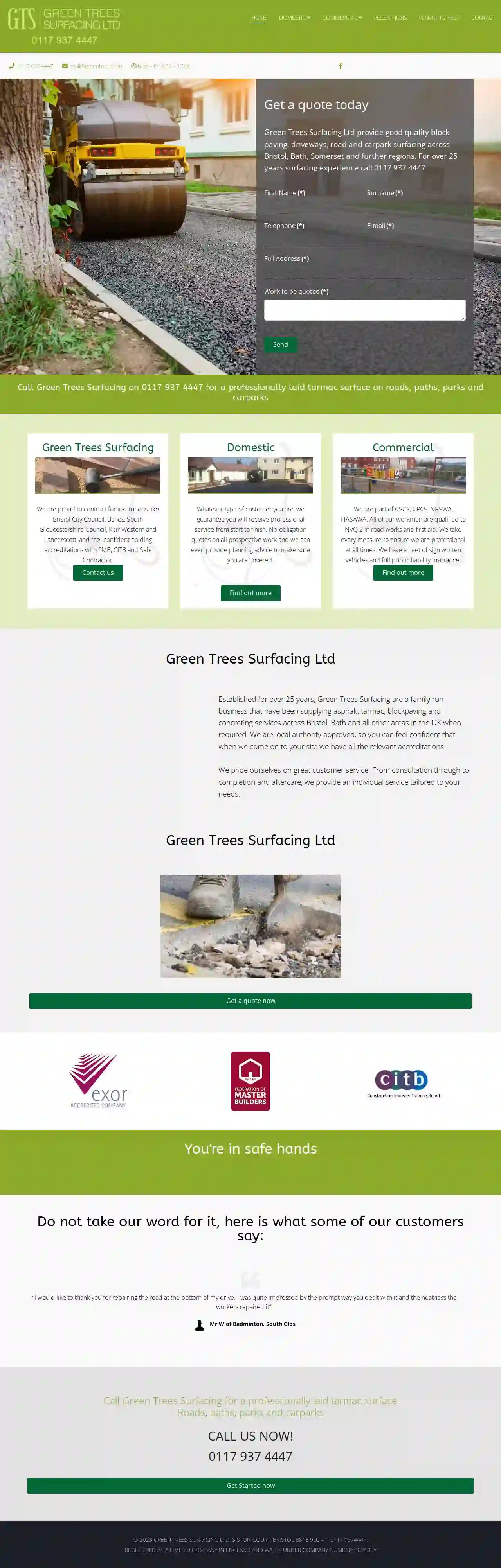 Green Trees Surfacing Ltd