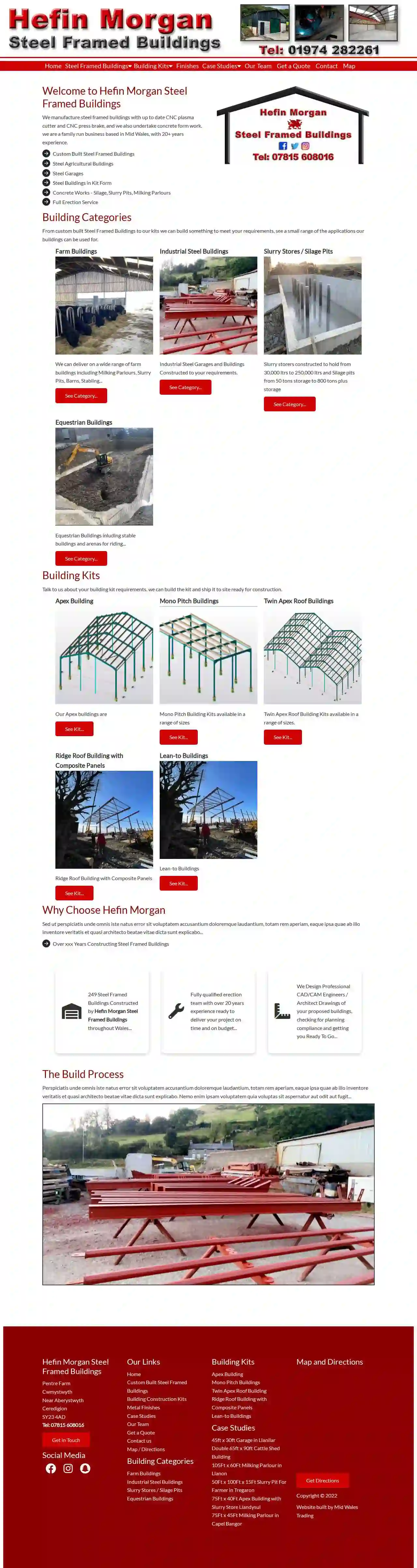 Hefin Morgan Steel Framed Buildings