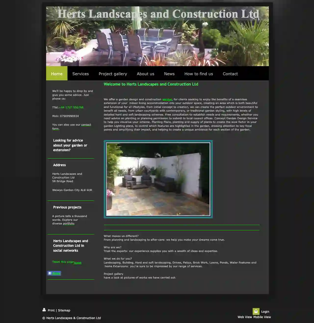 Herts Landscapes and construction Ltd