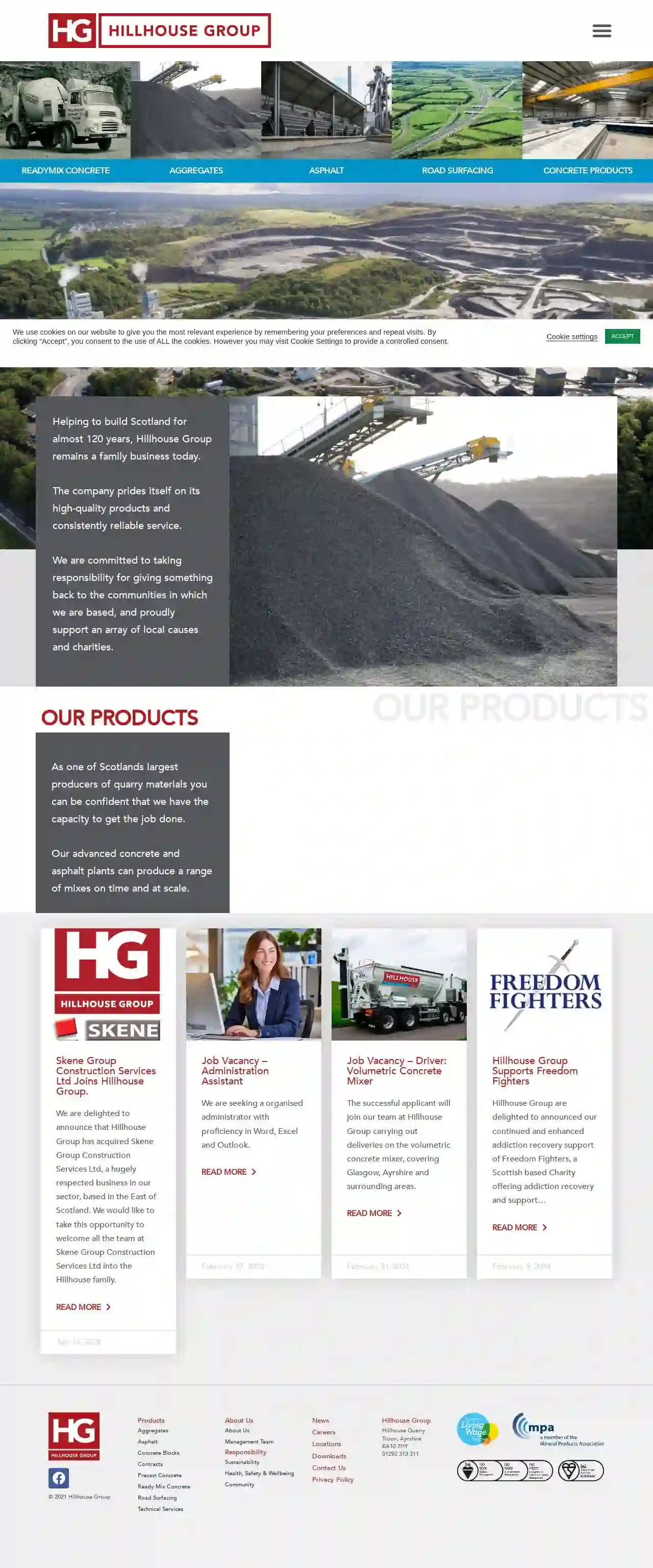 HG Contracts - Road Surfacing (Hillhouse Group)