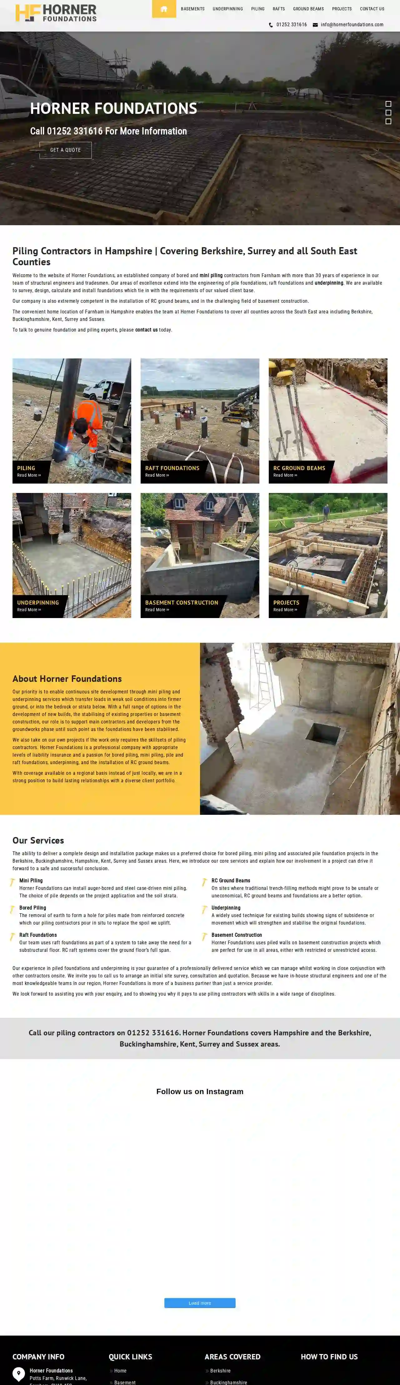 Horner Foundations Ltd