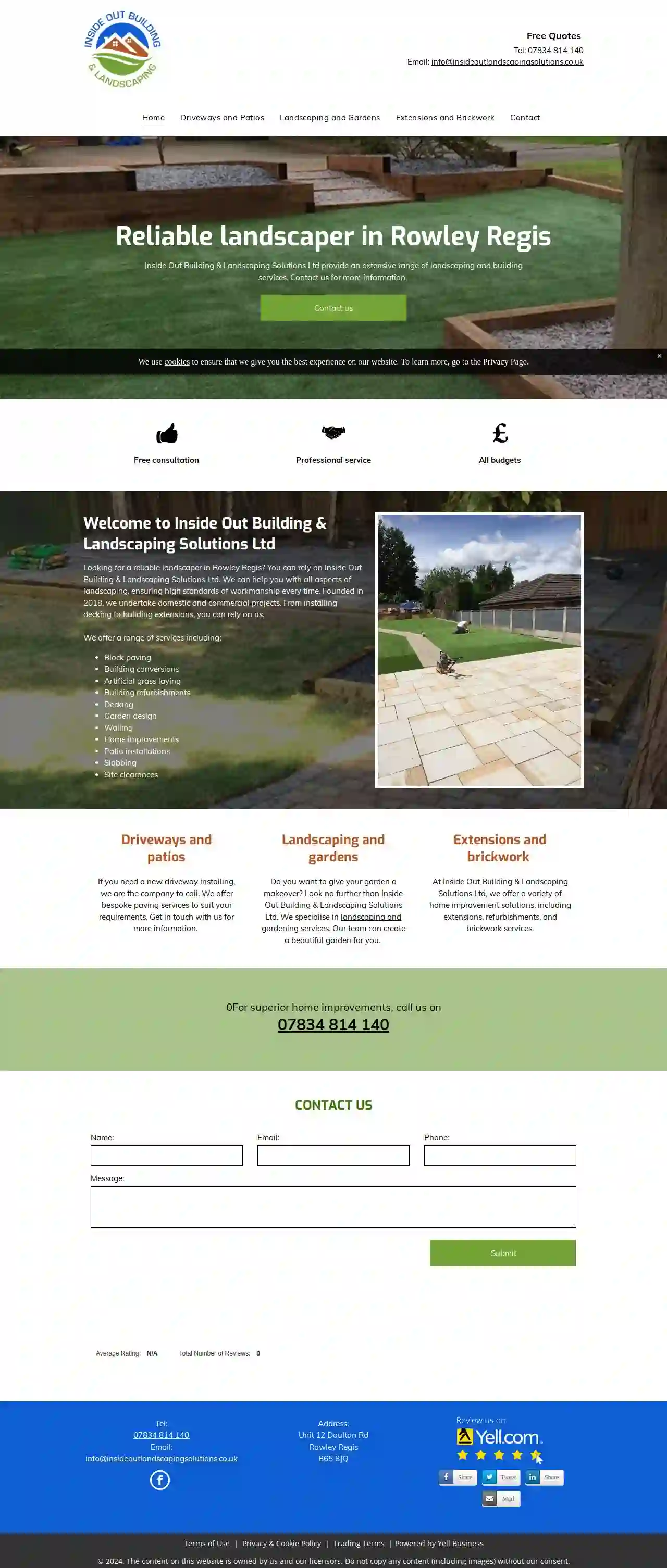 Inside Out Building & Landscaping Solutions Ltd