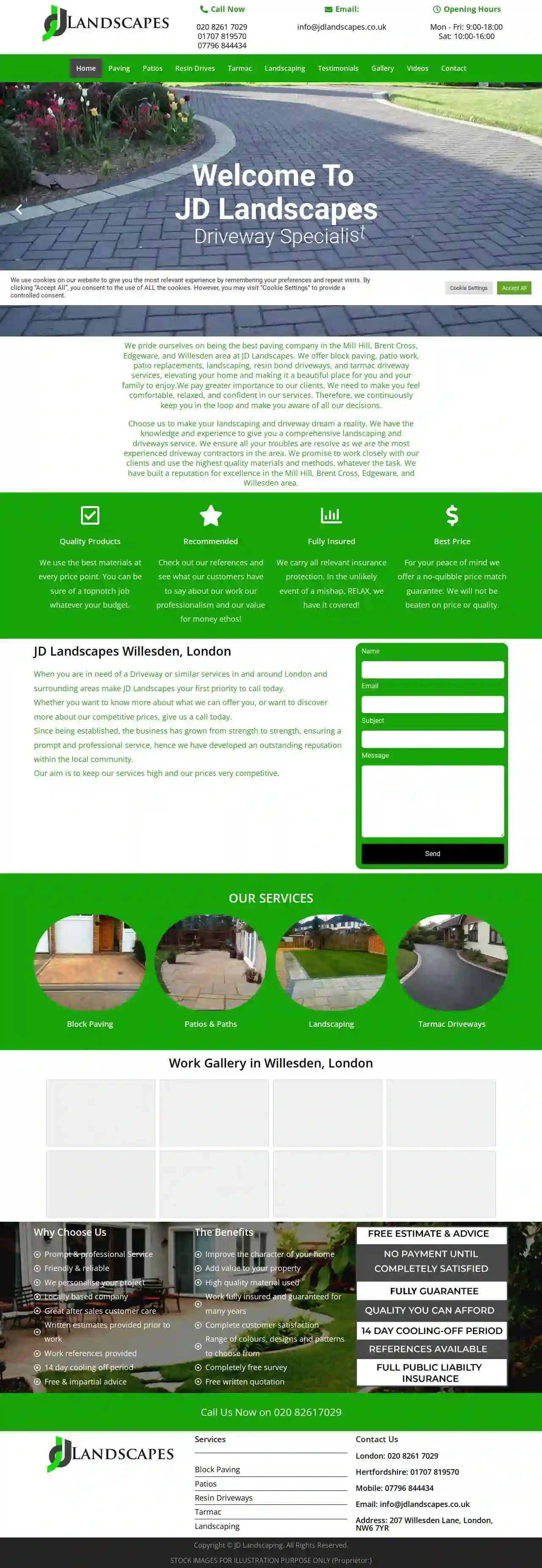 JD Landscapes - Tarmac, Block Paving and Resin Driveways Kilburn