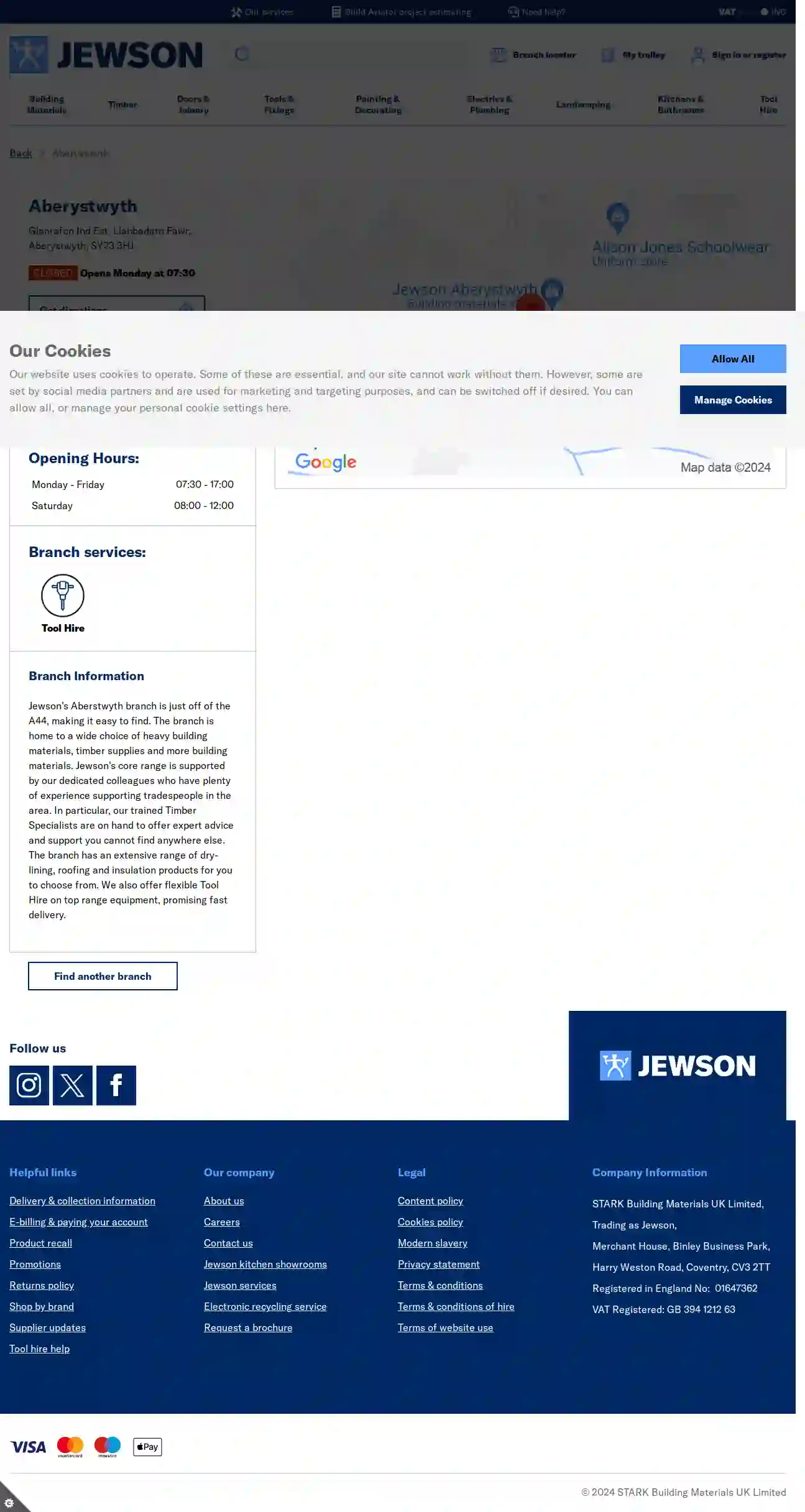 Jewson Aberystwyth