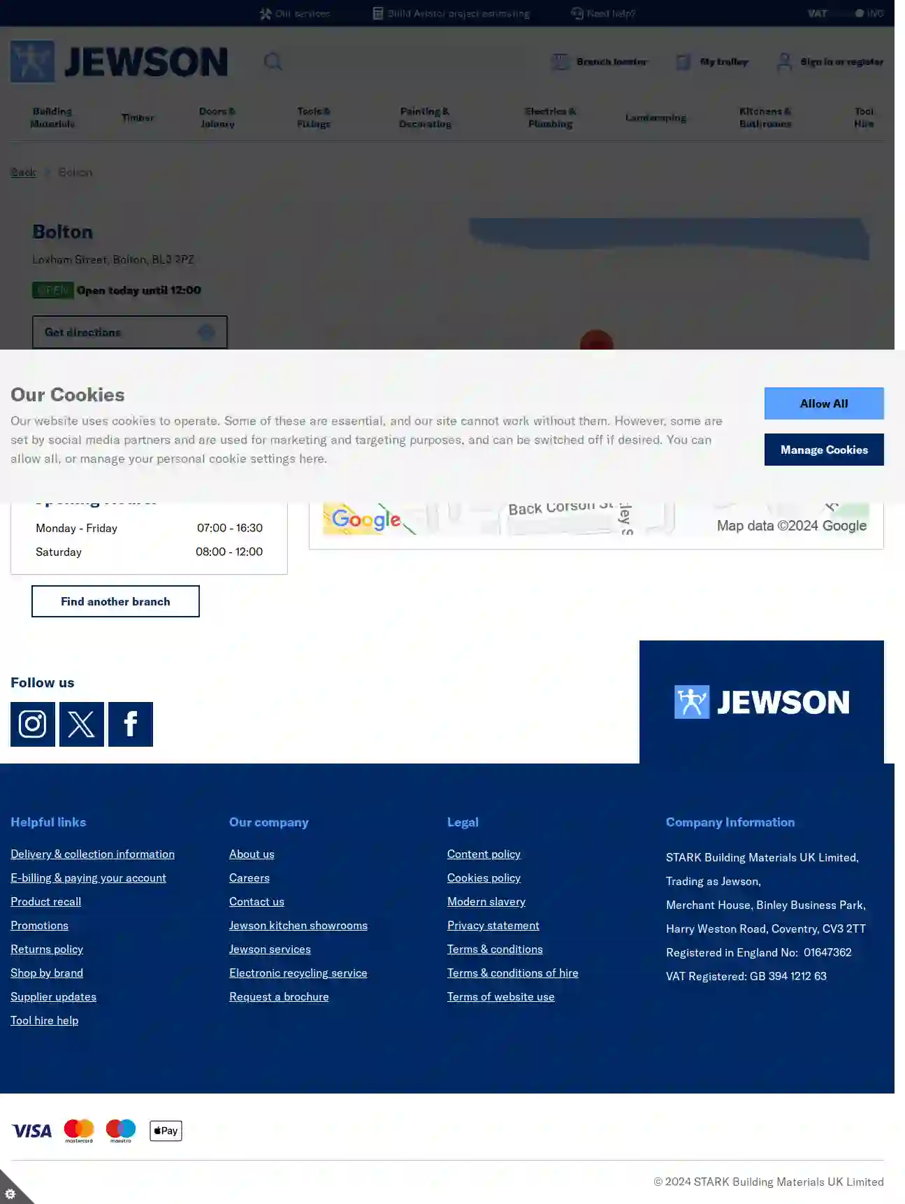 Jewson Bolton (Benchmark Building Supplies)