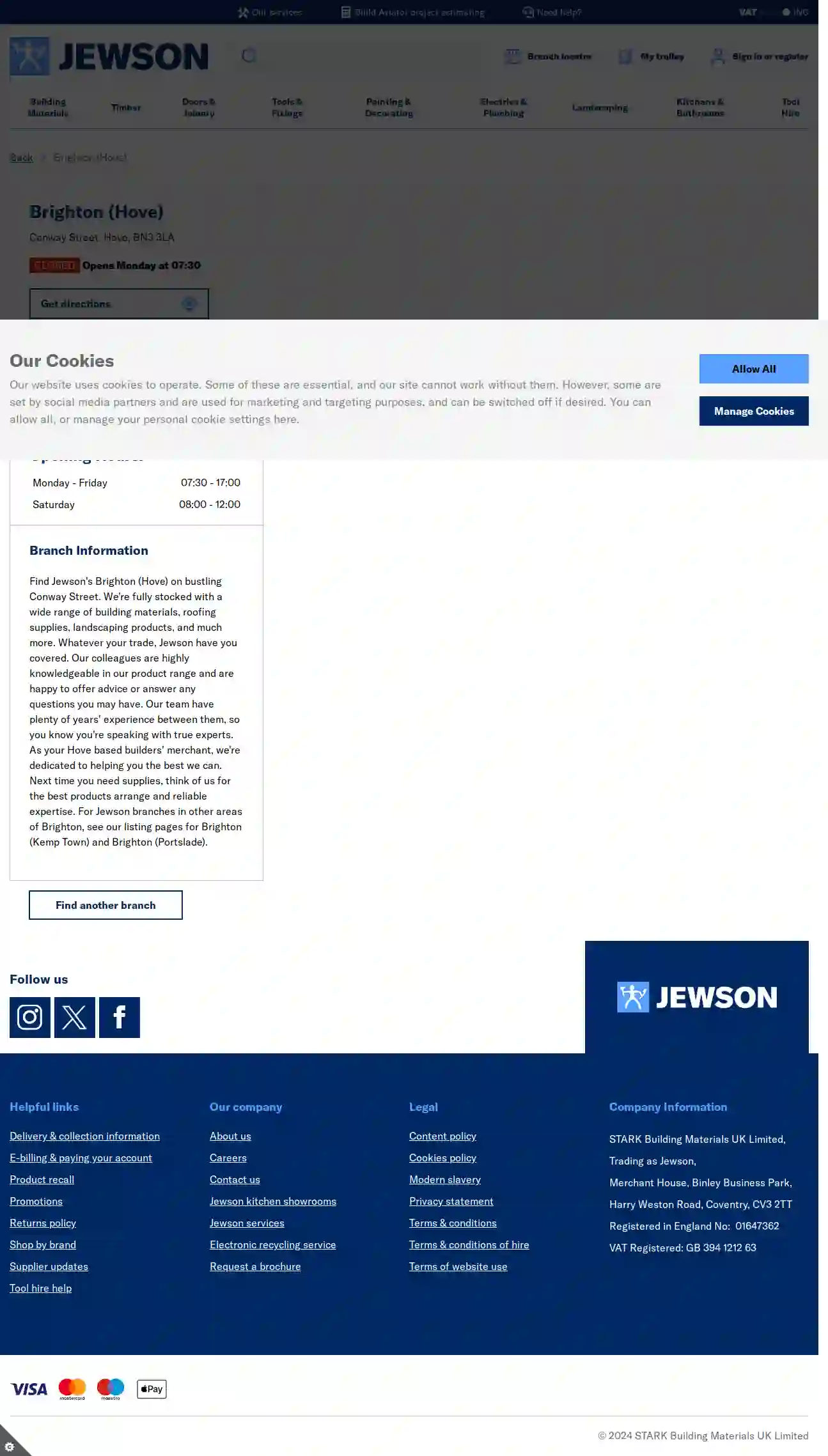 Jewson Brighton (Hove)