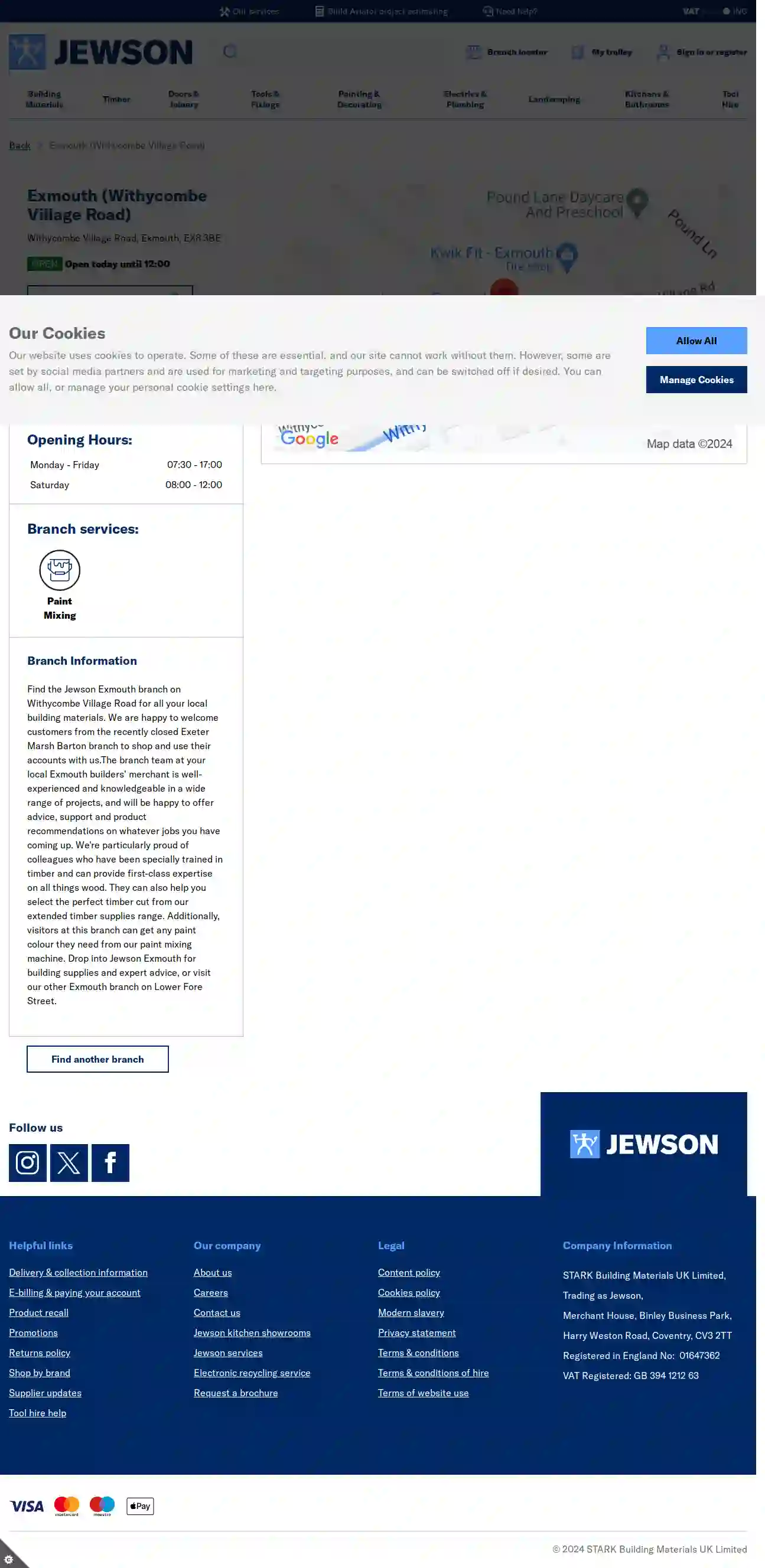 Jewson Exmouth