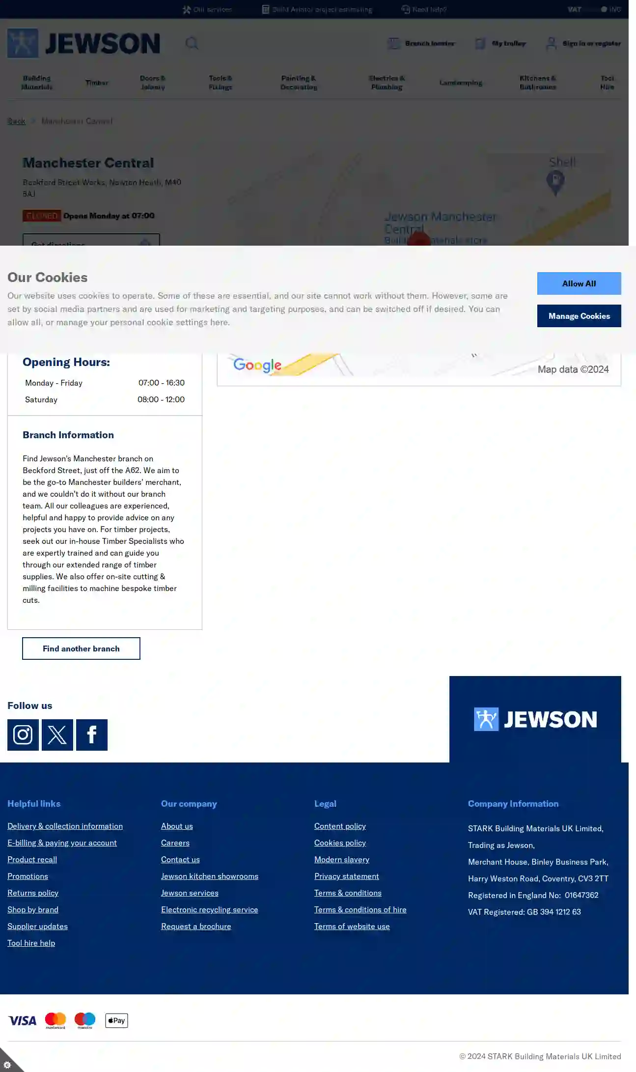 Jewson Manchester Central