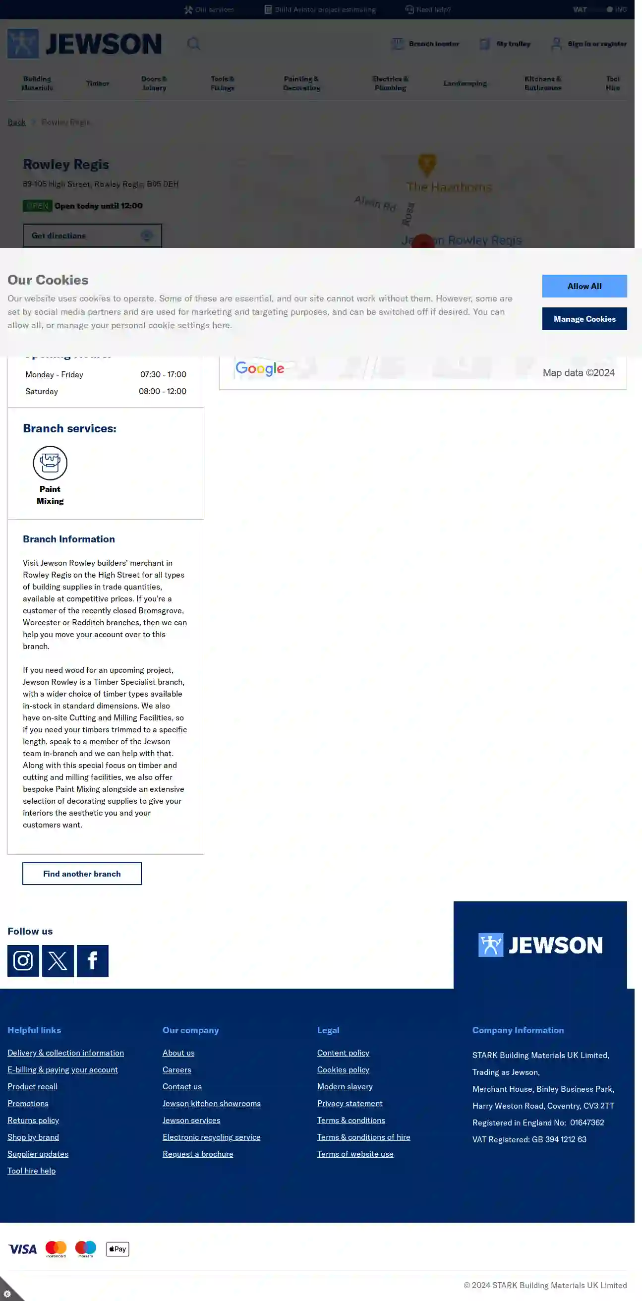 Jewson Rowley Regis