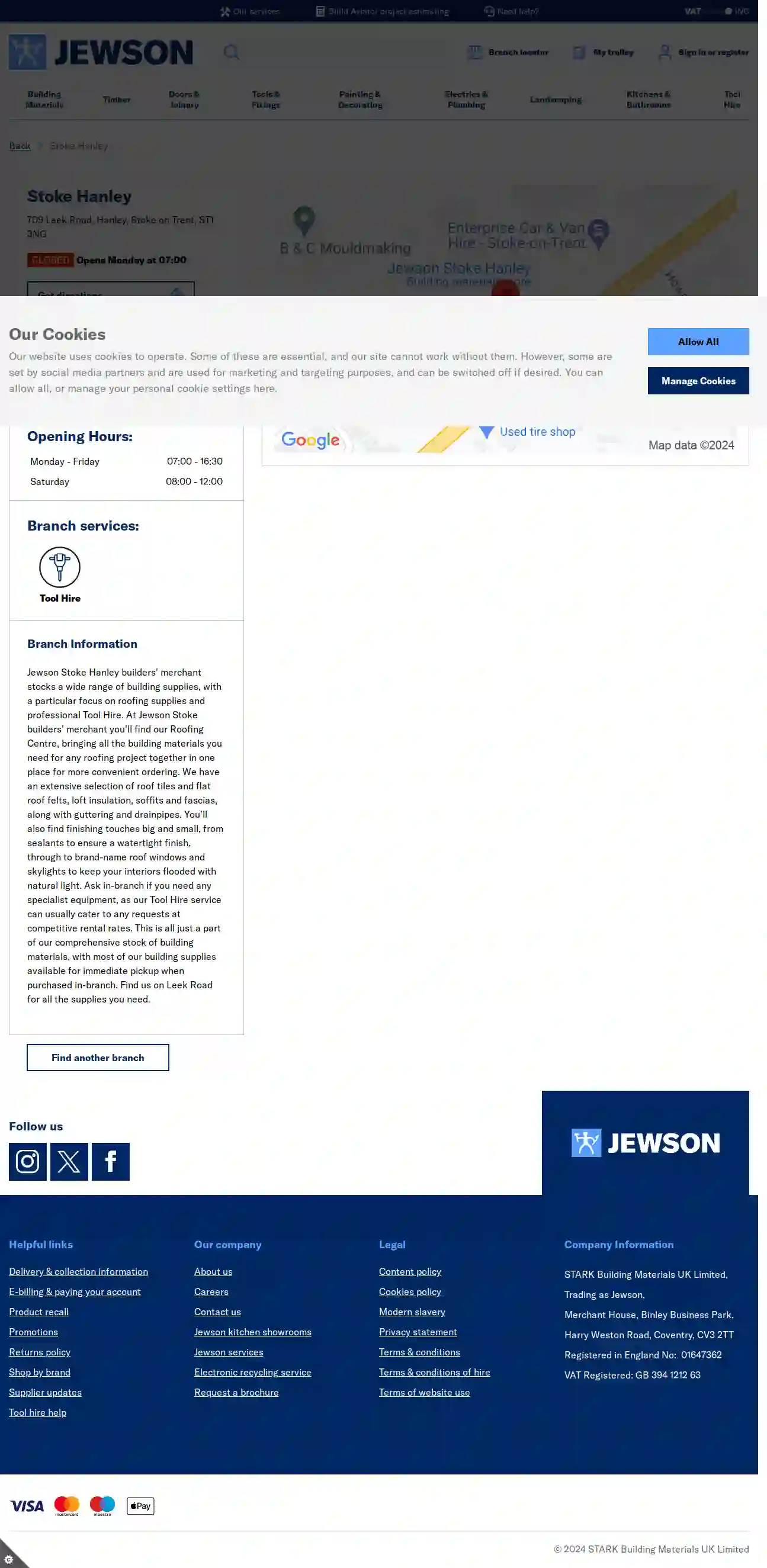 Jewson Stoke Hanley