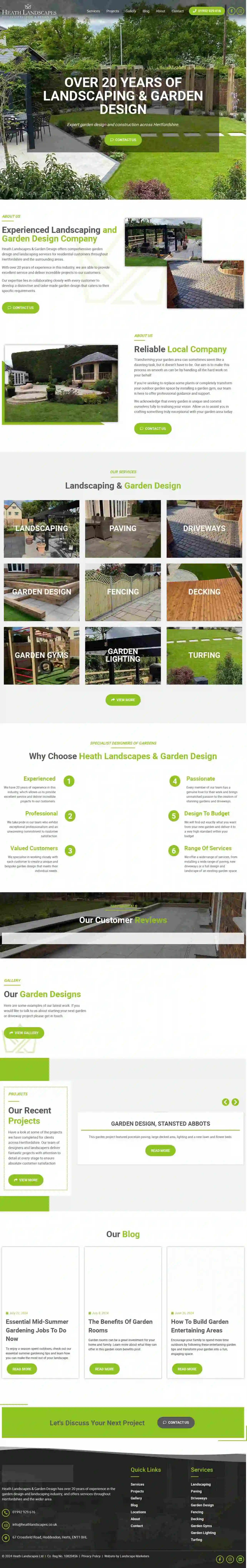 Heath Landscape Gardeners Hertfordshire