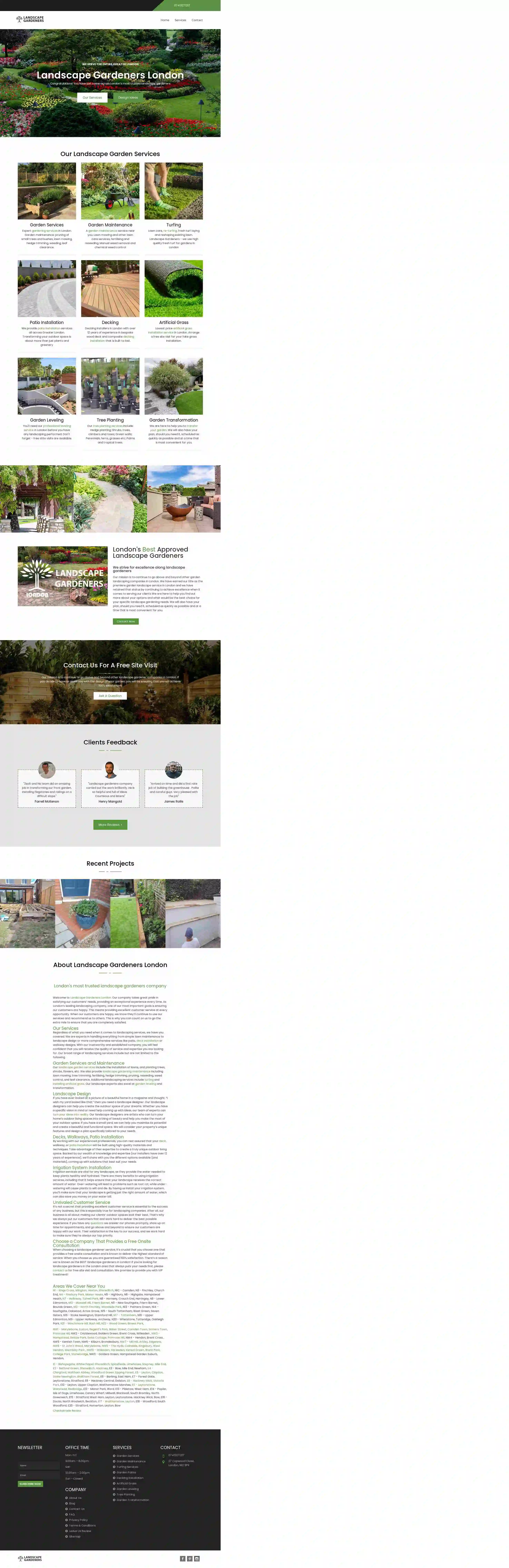 Landscape Gardeners London