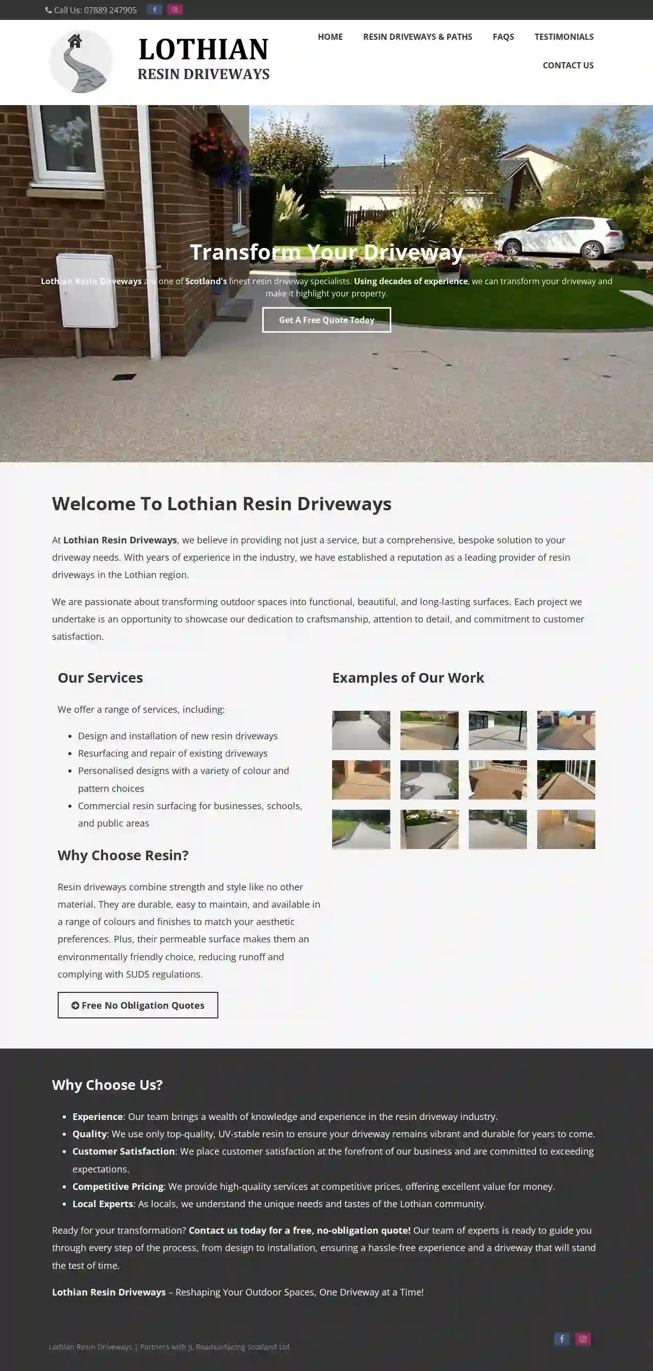 Lothian Resin Driveways