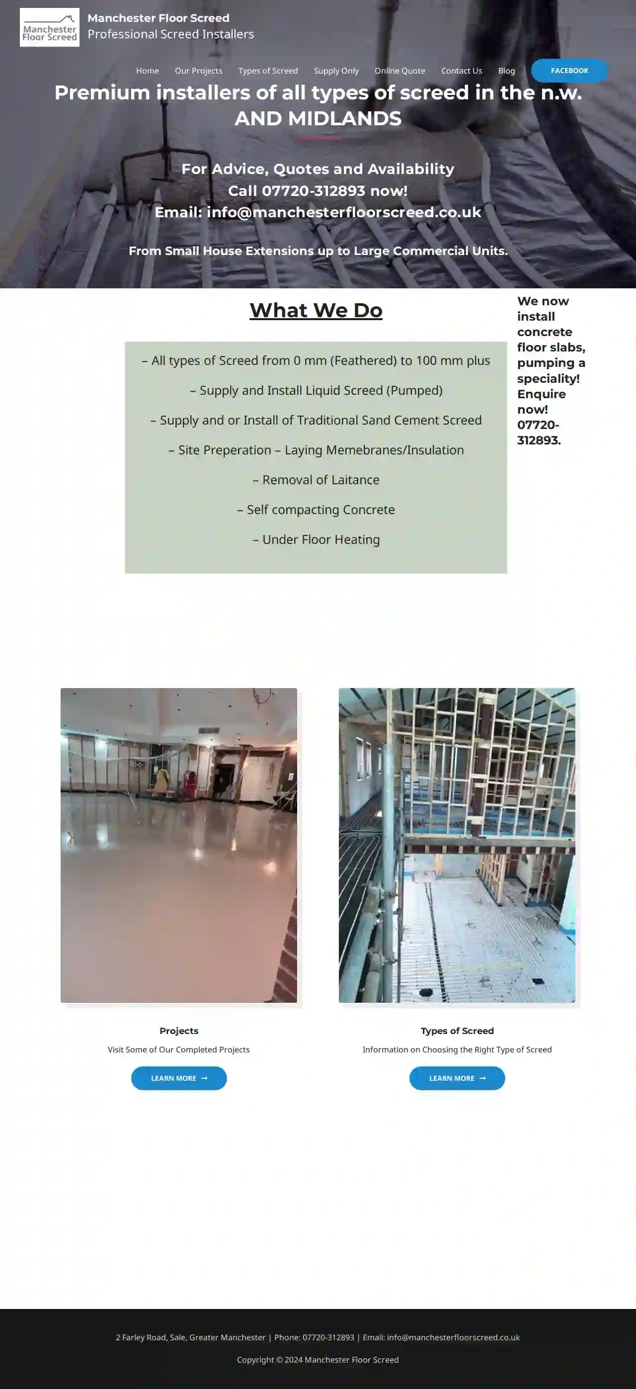 Manchester Floor Screed