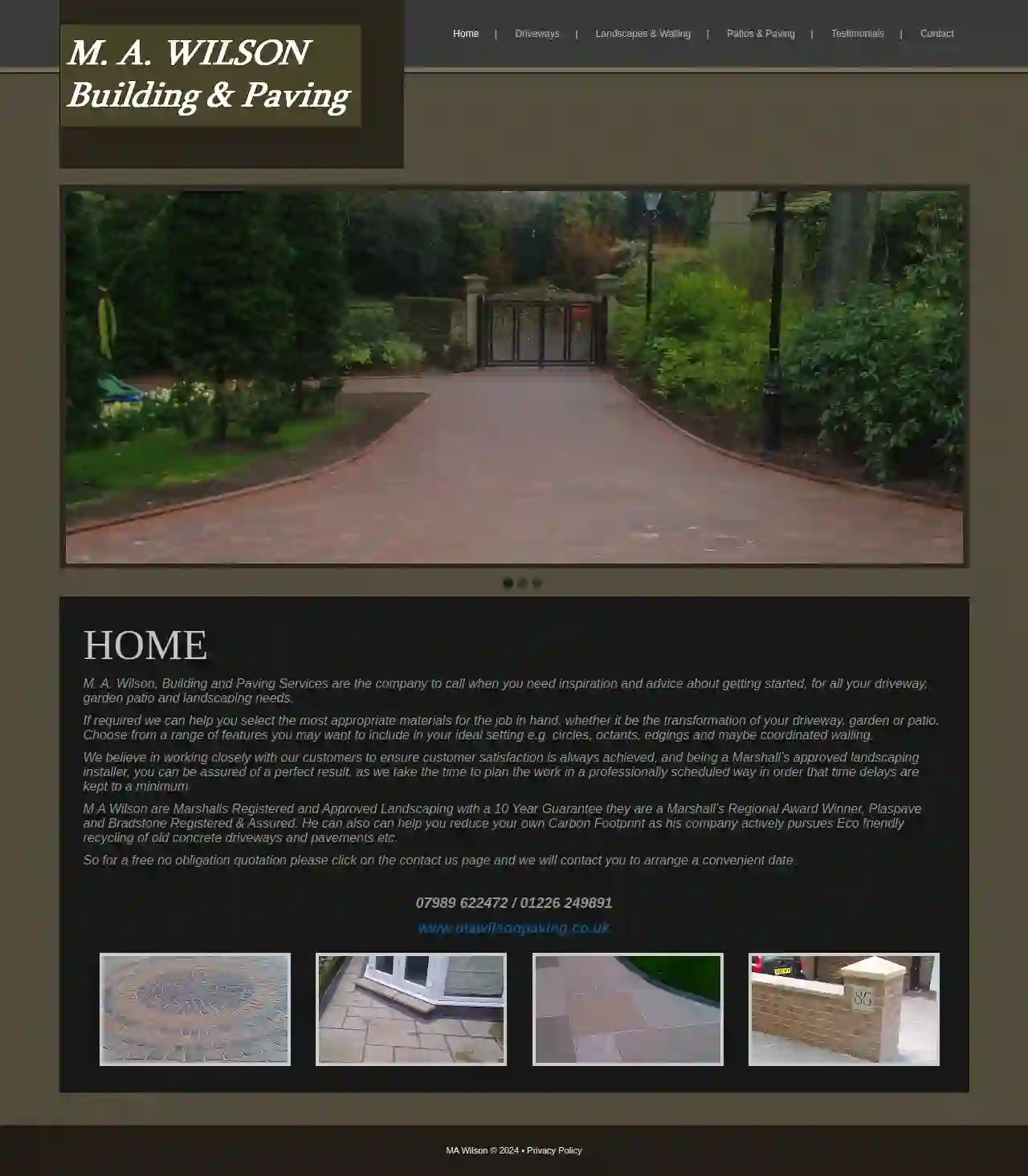 M. A. Wilson, Building and Paving Services