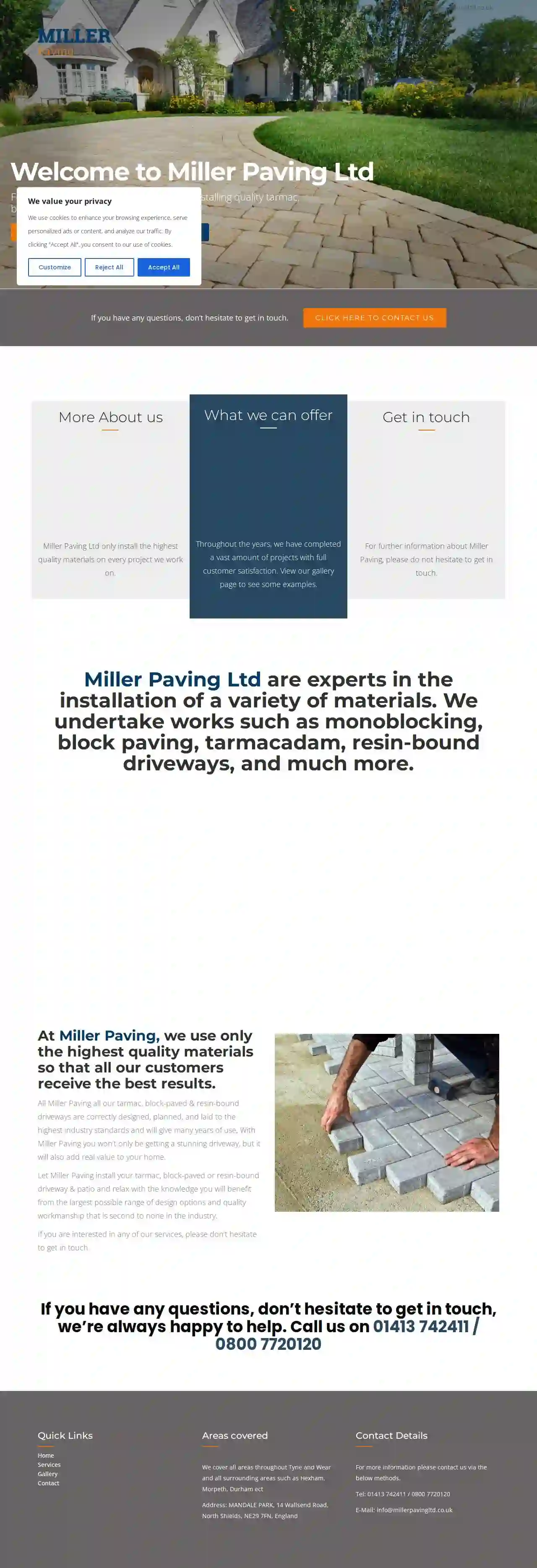 Miller Paving ltd