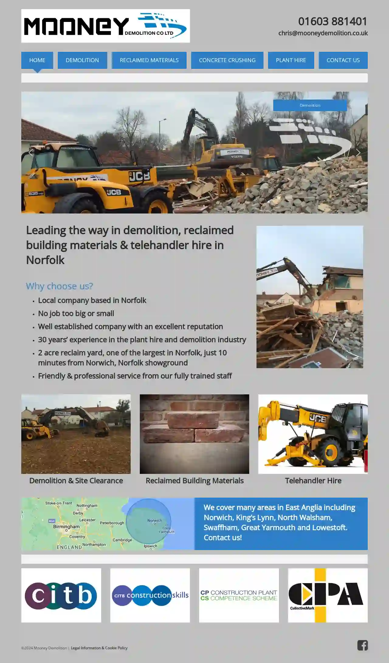 Mooney Demolition, Reclaimed Building Materials And Plant Hire