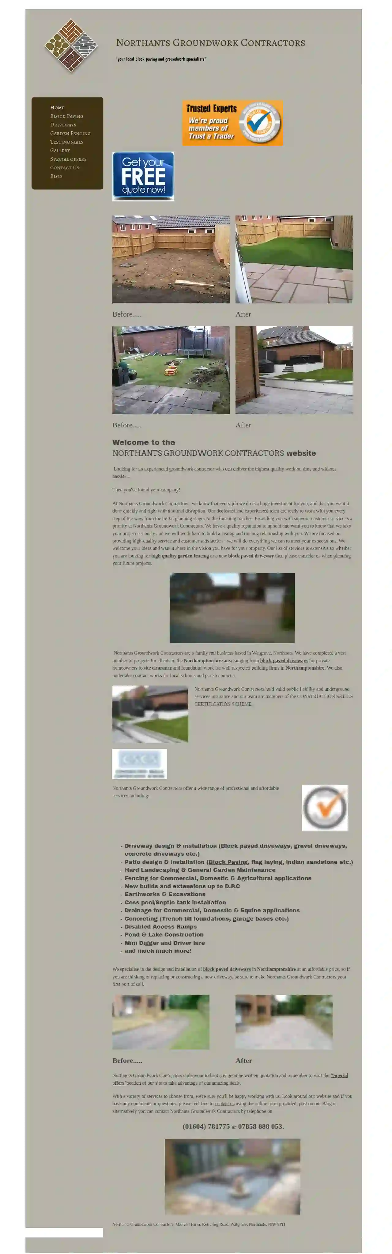 Northants Groundwork Contractors