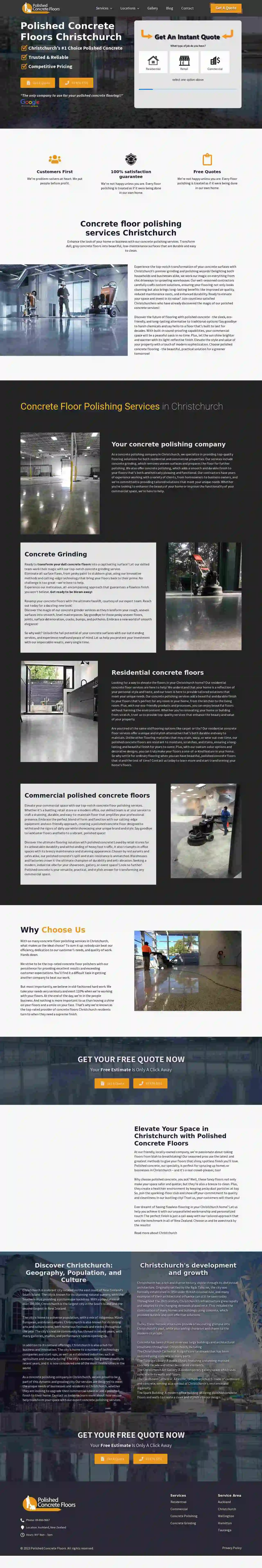 NZ Polished Concrete Christchurch