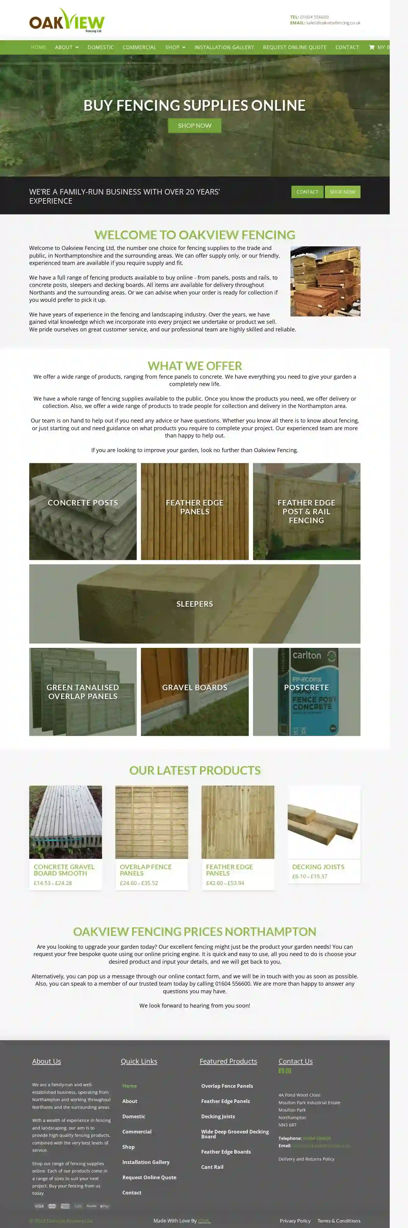 Oakview Fencing Supplies Ltd