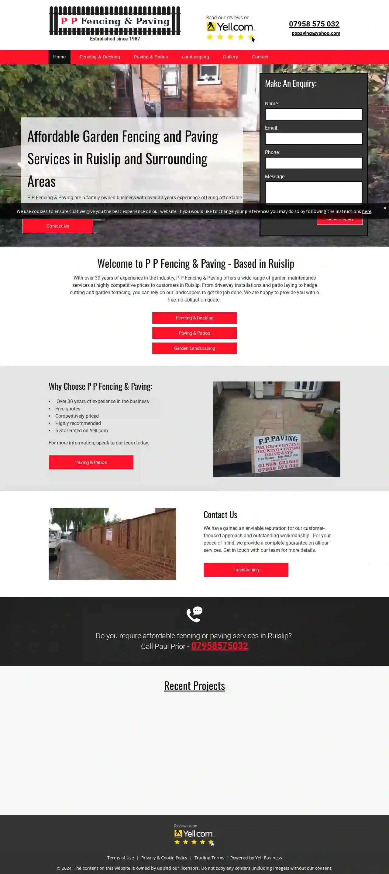 PP Fencing and Paving Specialist