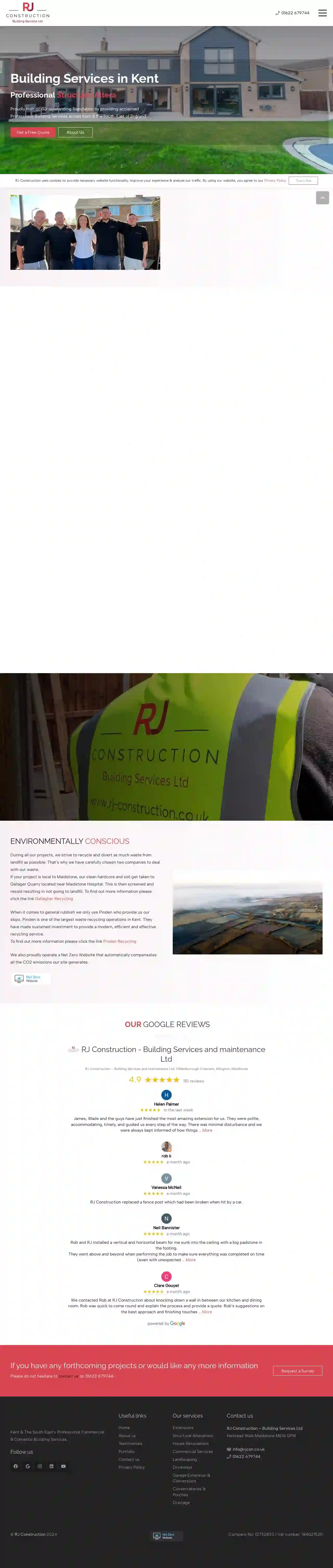 RJ Construction - Building Services and maintenance Ltd