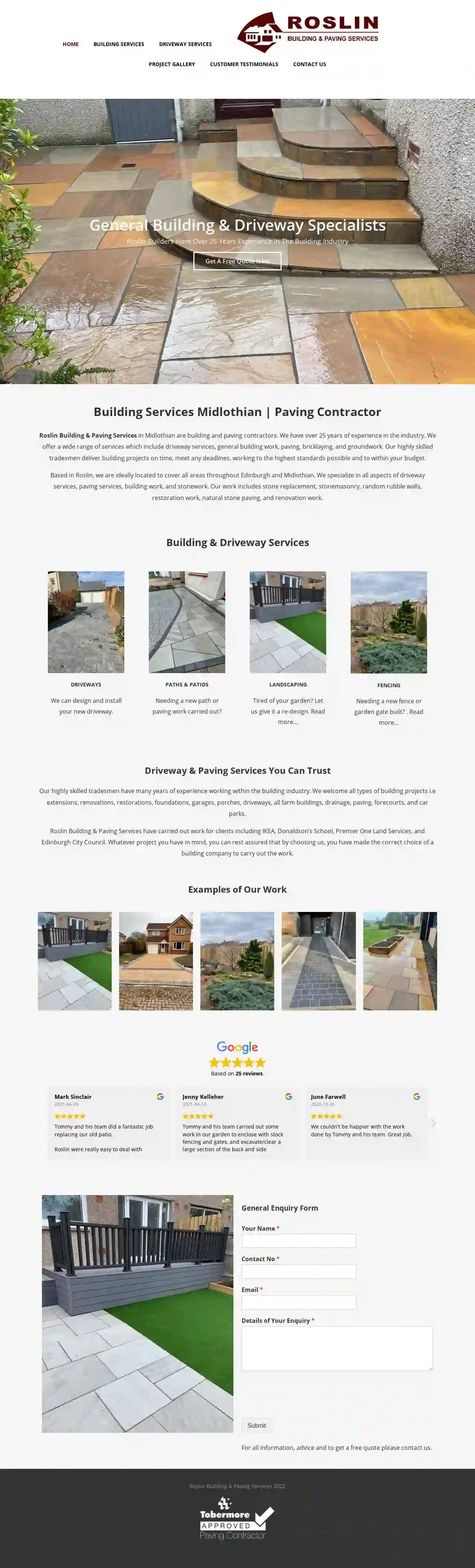 Roslin Building & Paving Services