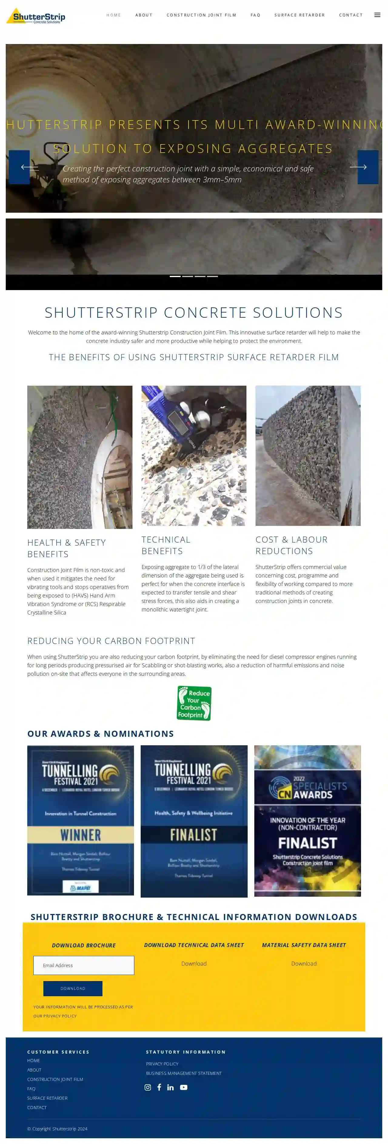 SHUTTERSTRIP CONCRETE SOLUTIONS