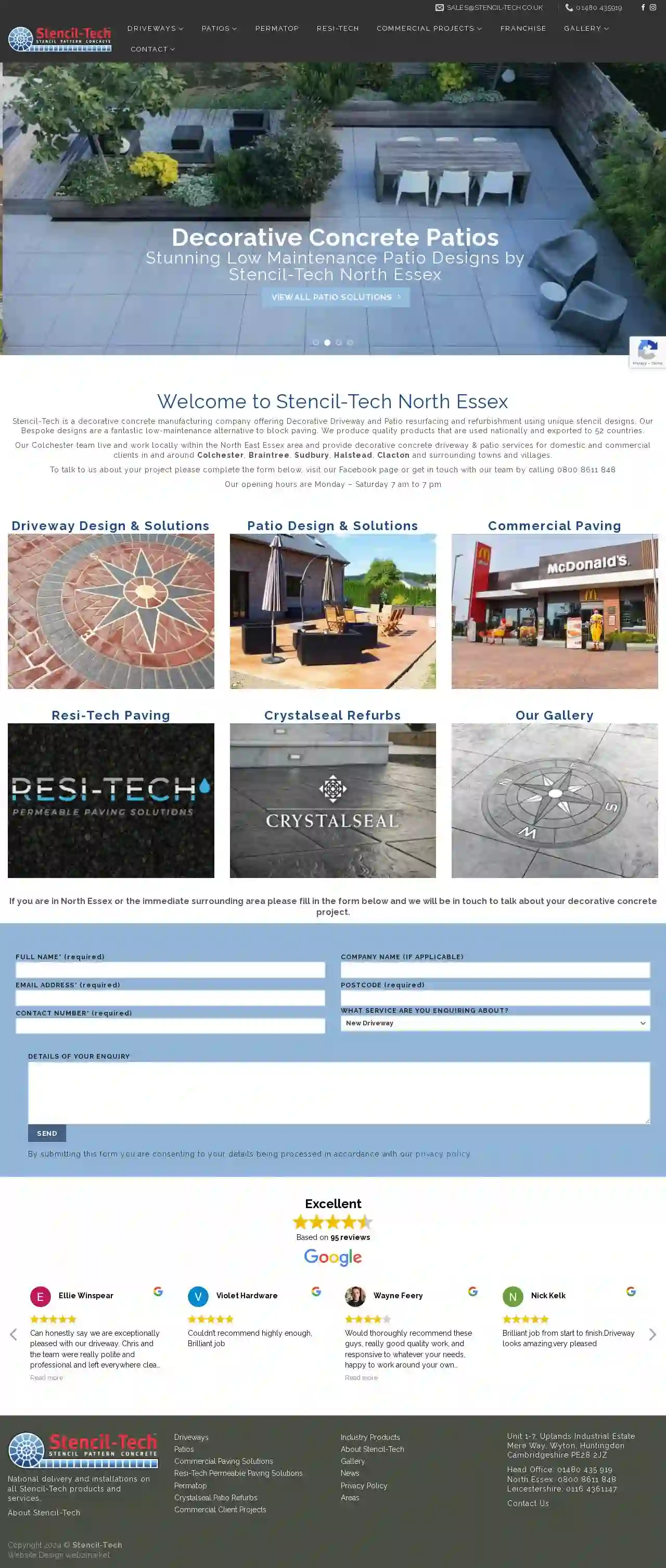 Essex Stencil-Tech Concrete Driveways & Patios