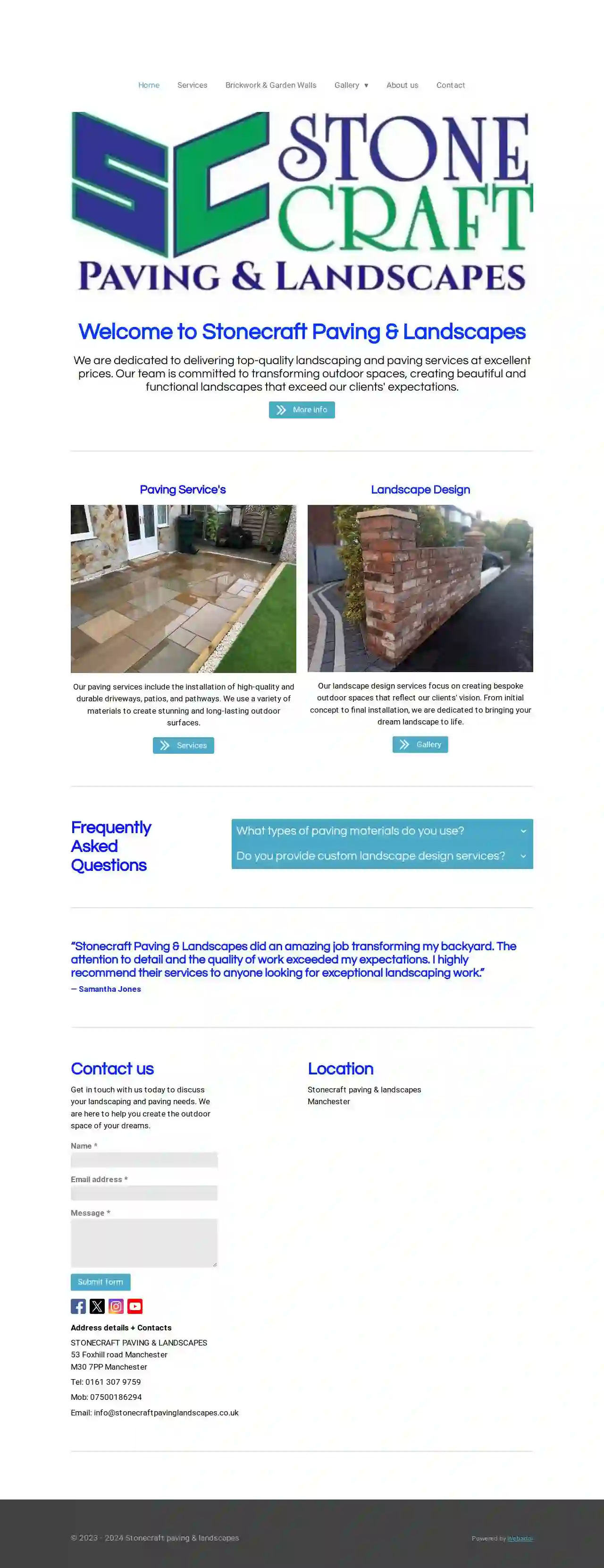 STONECRAFT PAVING & LANDSCAPES